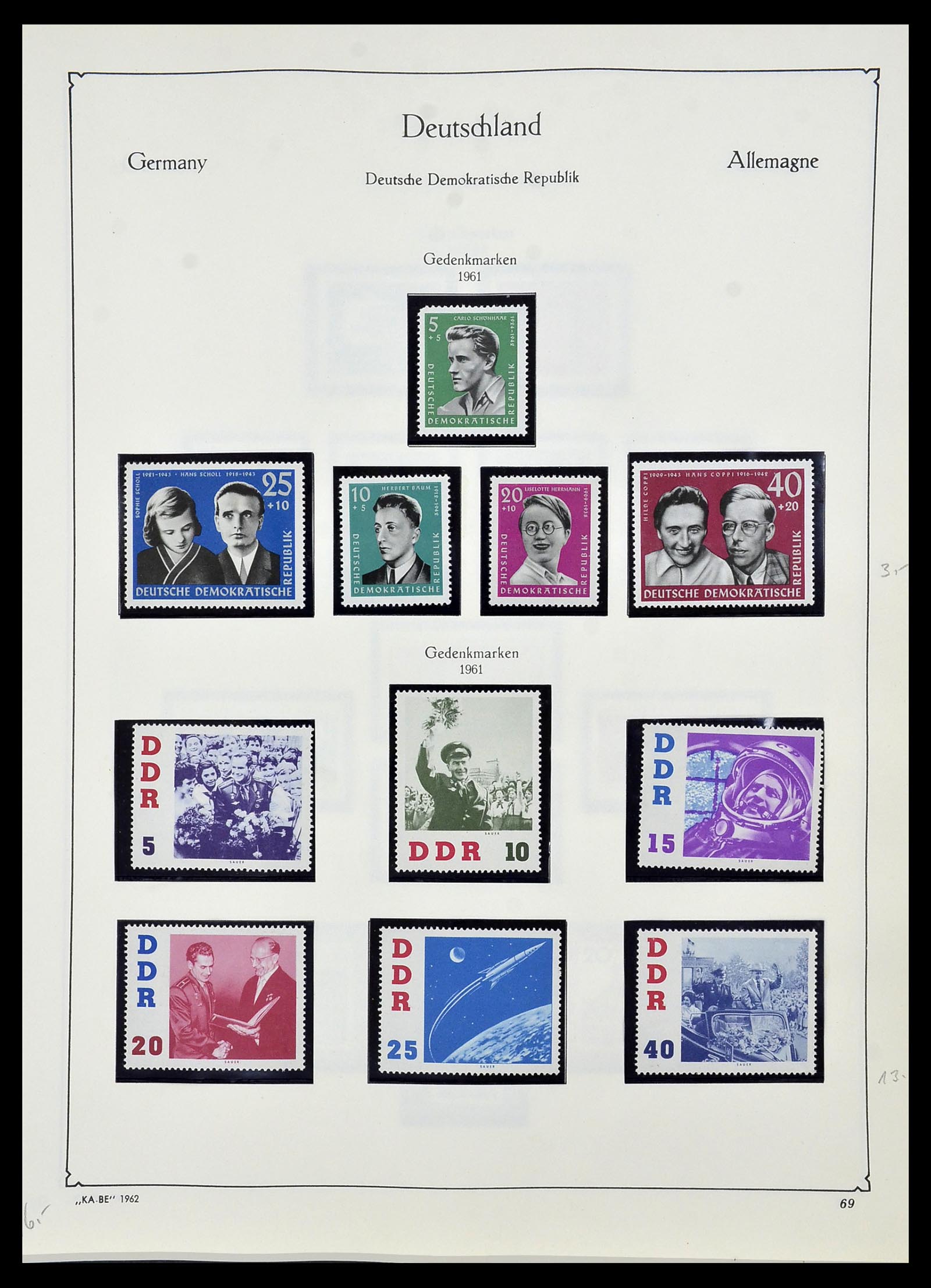 34196 068 - Stamp collection 34196 DDR 1949-1969.