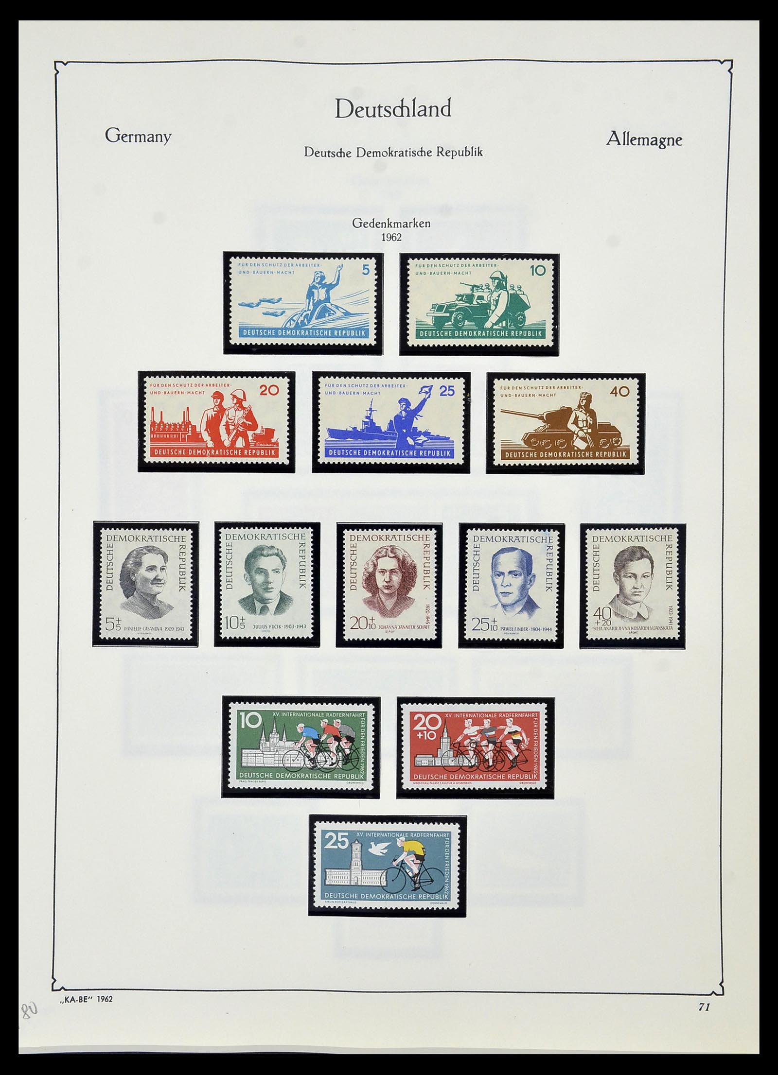 34196 070 - Stamp collection 34196 DDR 1949-1969.
