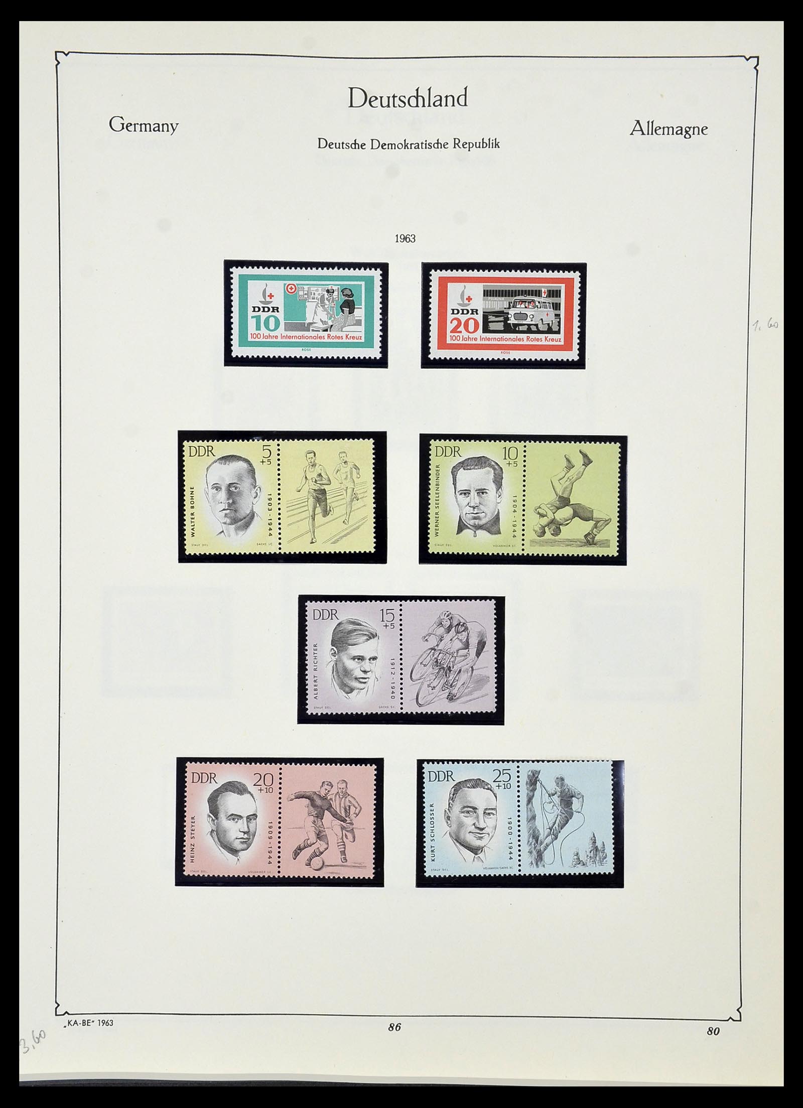 34196 079 - Stamp collection 34196 DDR 1949-1969.