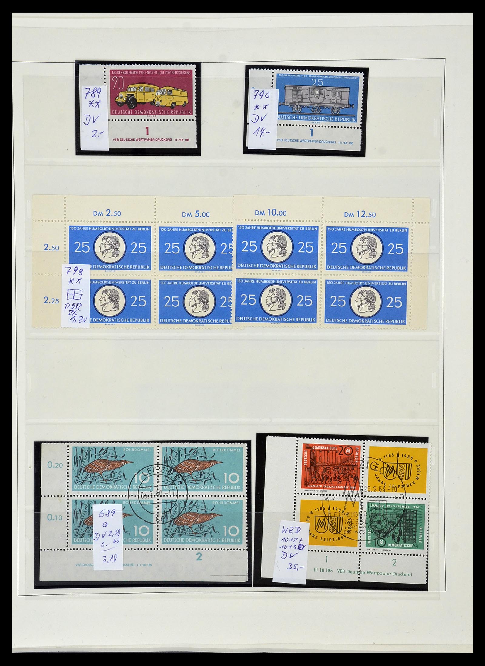 34196 082 - Stamp collection 34196 DDR 1949-1969.