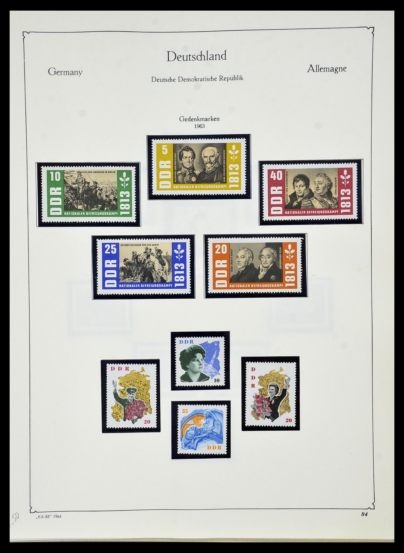34196 084 - Stamp collection 34196 DDR 1949-1969.