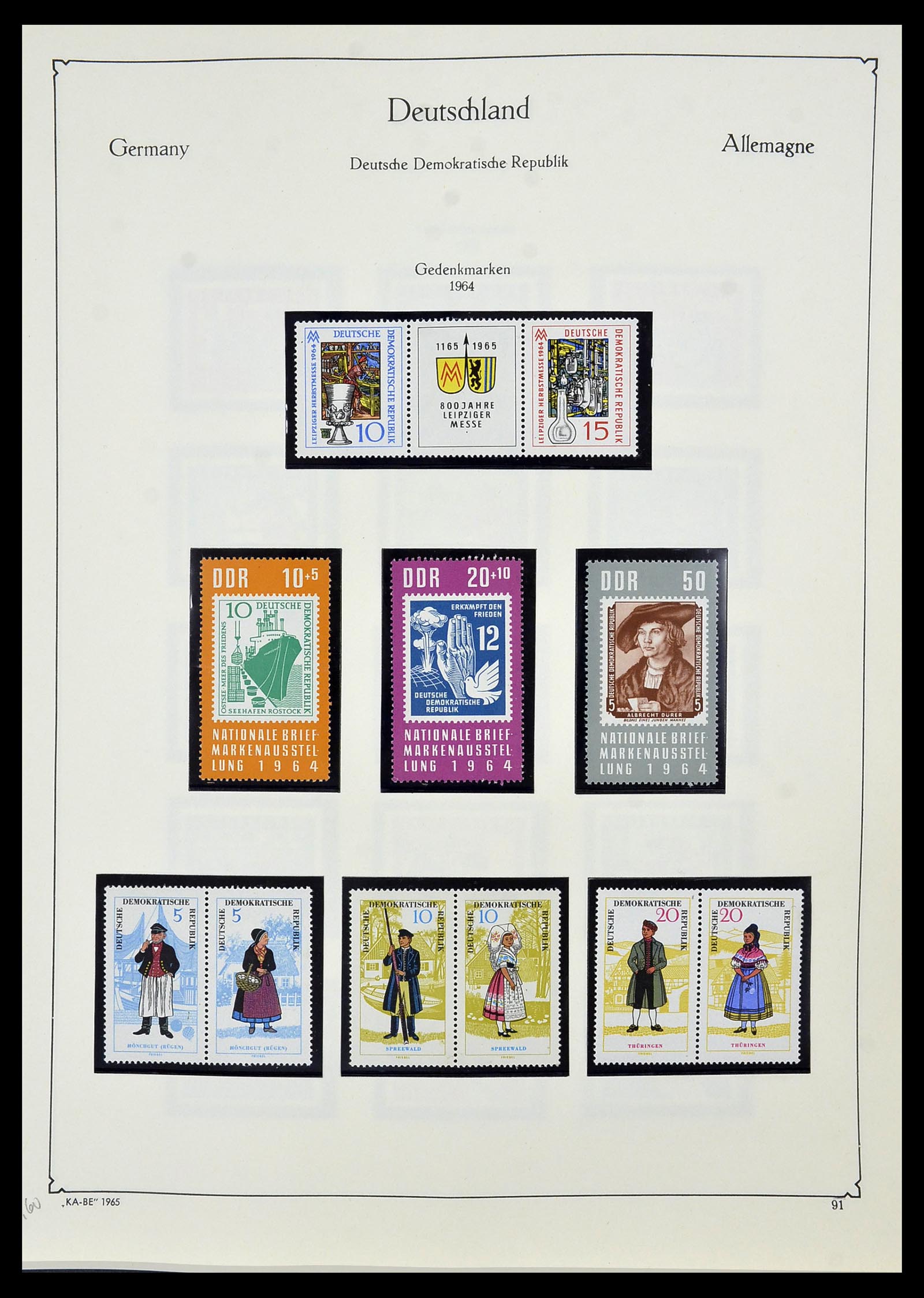 34196 091 - Stamp collection 34196 DDR 1949-1969.