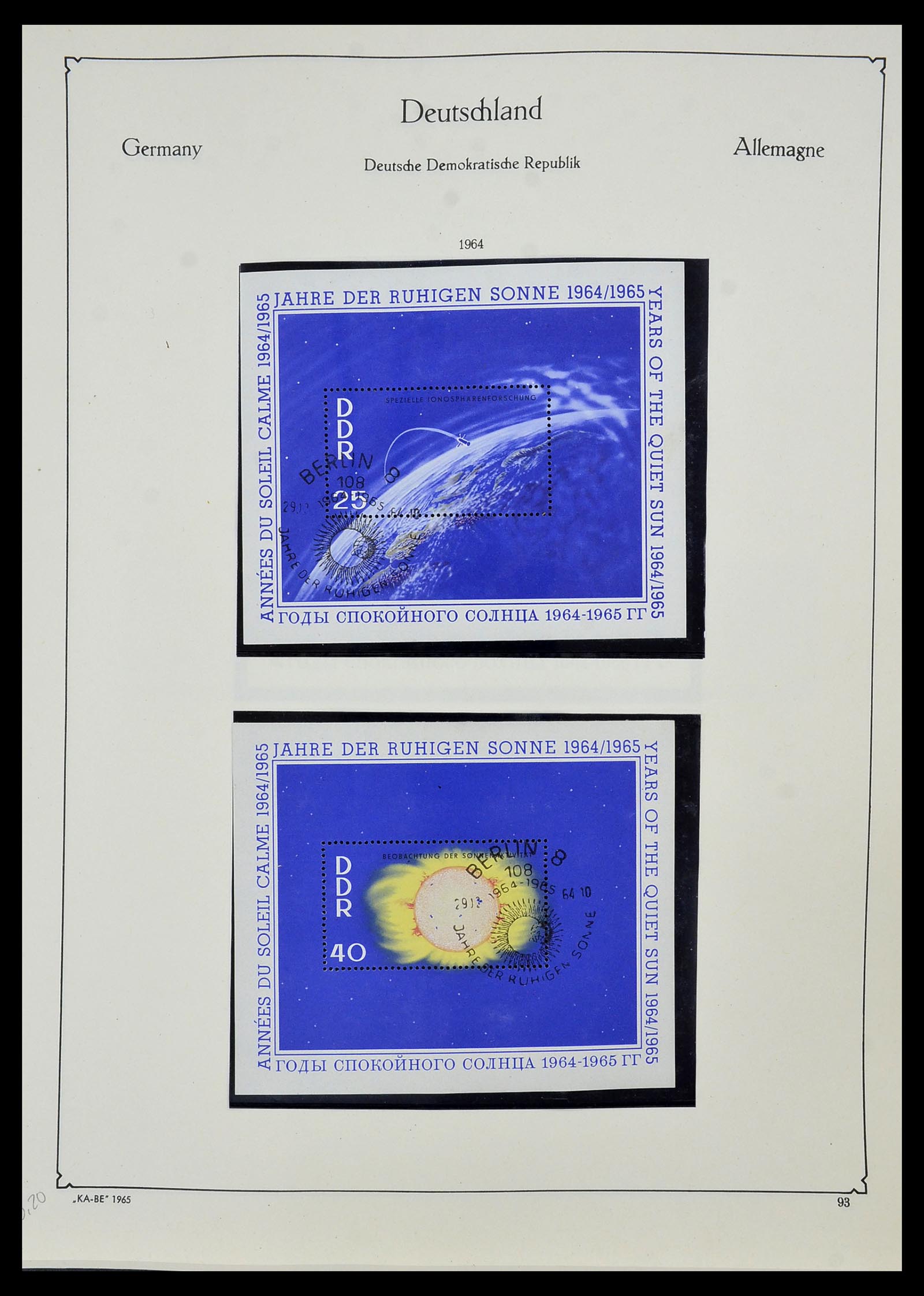34196 094 - Stamp collection 34196 DDR 1949-1969.