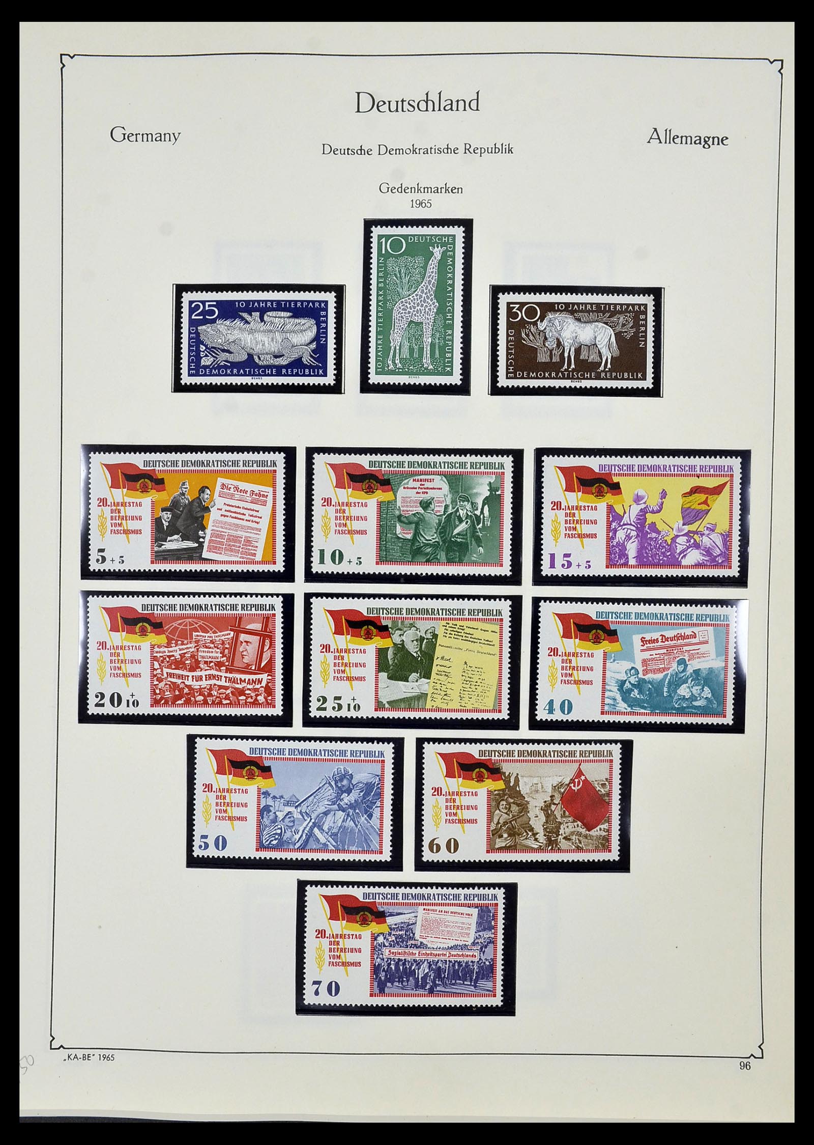 34196 097 - Stamp collection 34196 DDR 1949-1969.
