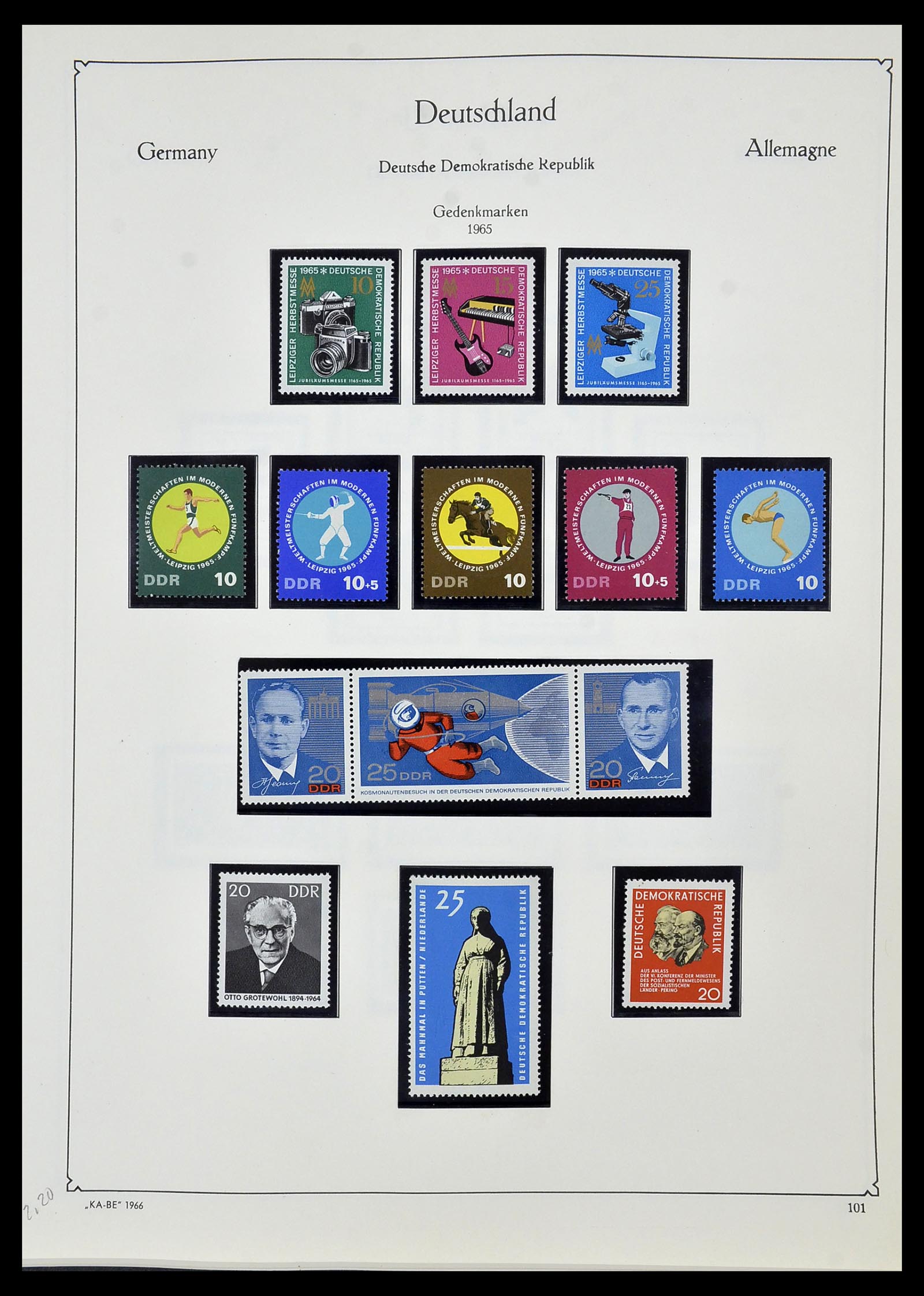 34196 102 - Postzegelverzameling 34196 DDR 1949-1969.