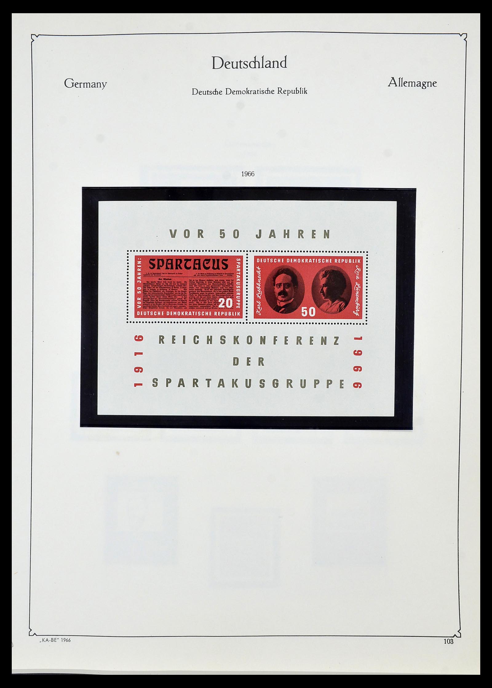 34196 104 - Postzegelverzameling 34196 DDR 1949-1969.
