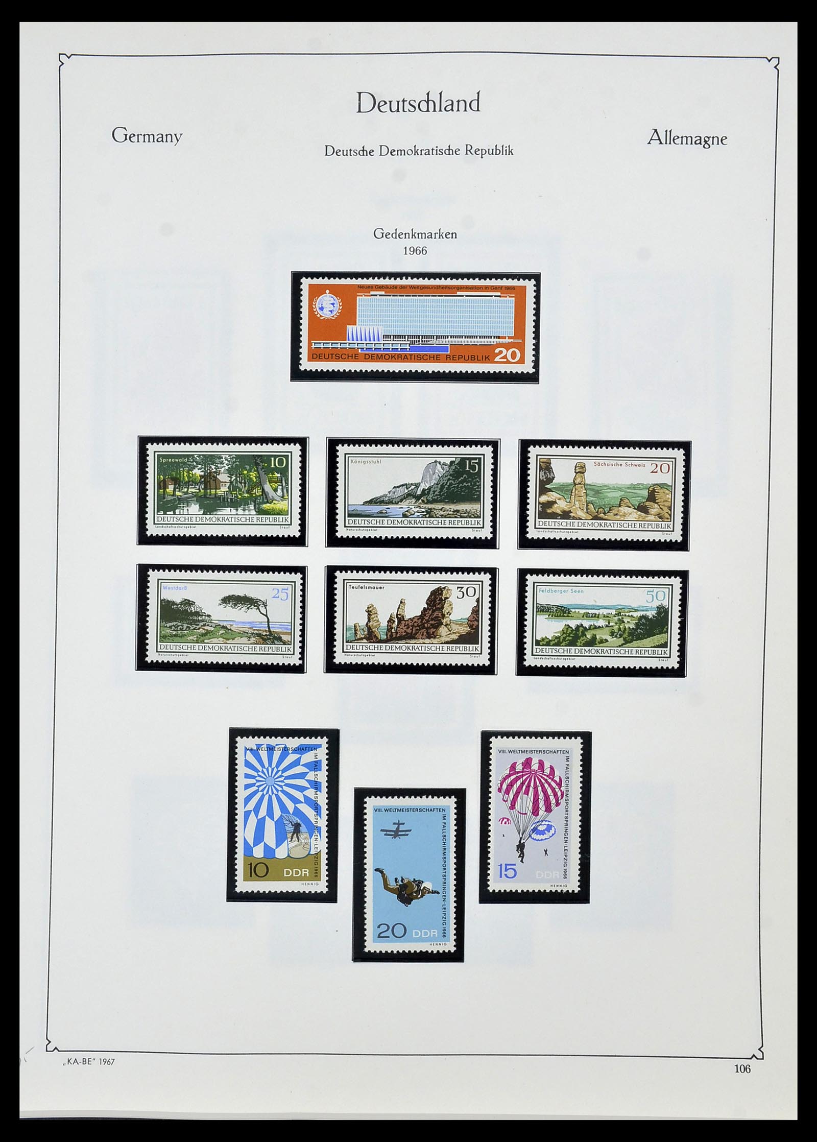 34196 107 - Postzegelverzameling 34196 DDR 1949-1969.