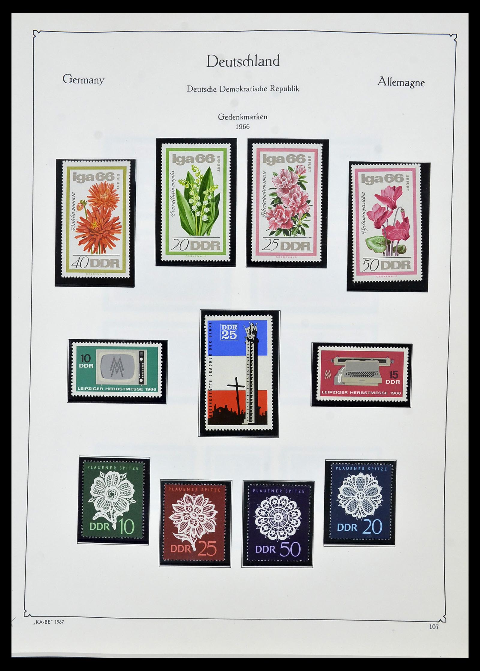 34196 108 - Postzegelverzameling 34196 DDR 1949-1969.