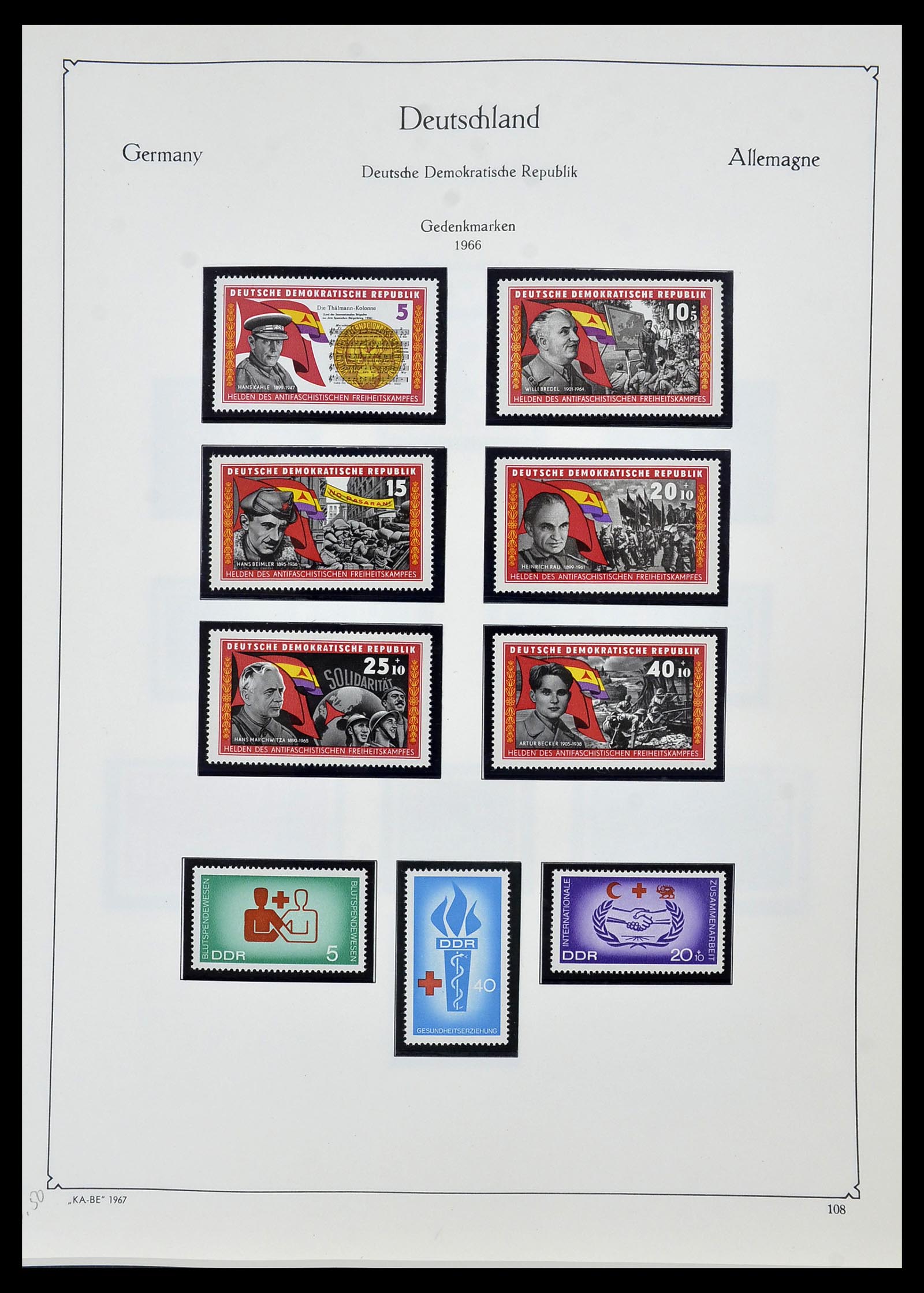 34196 109 - Postzegelverzameling 34196 DDR 1949-1969.