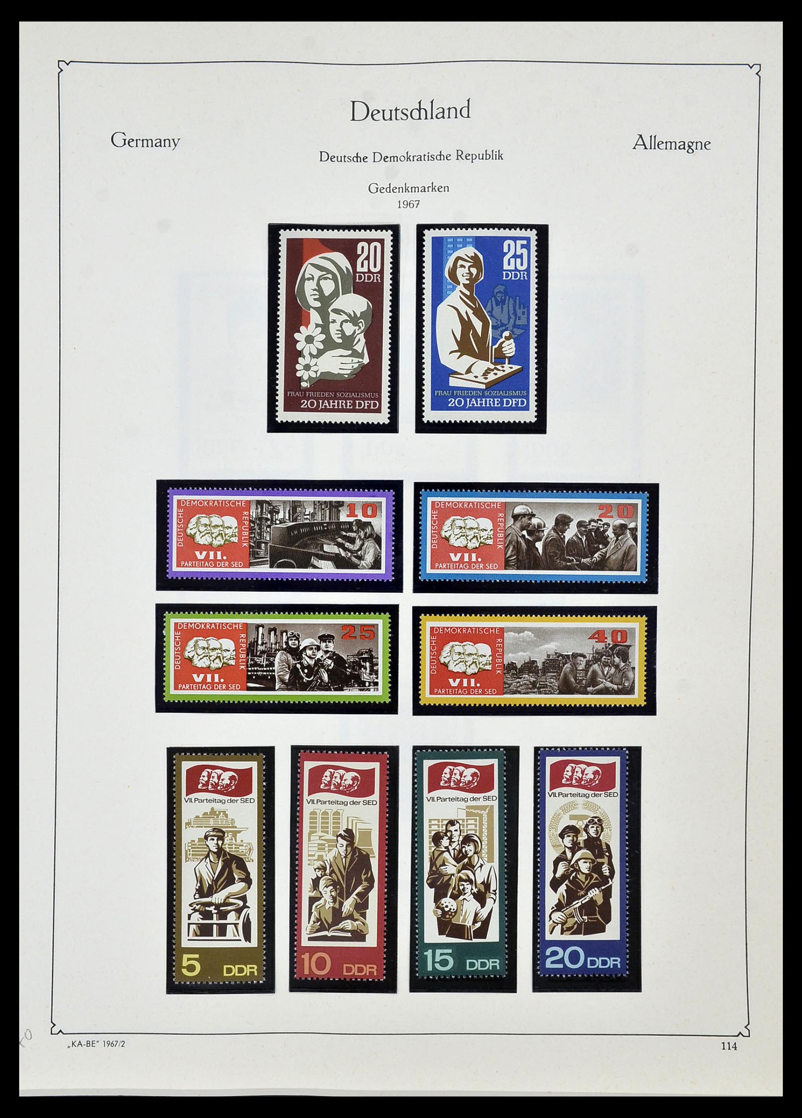 34196 115 - Postzegelverzameling 34196 DDR 1949-1969.
