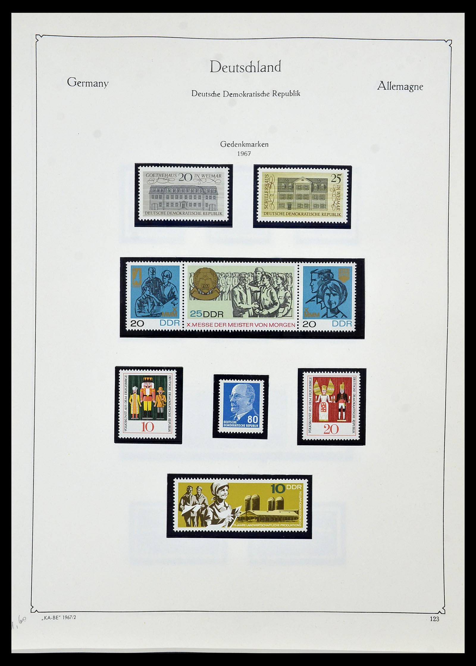 34196 124 - Postzegelverzameling 34196 DDR 1949-1969.