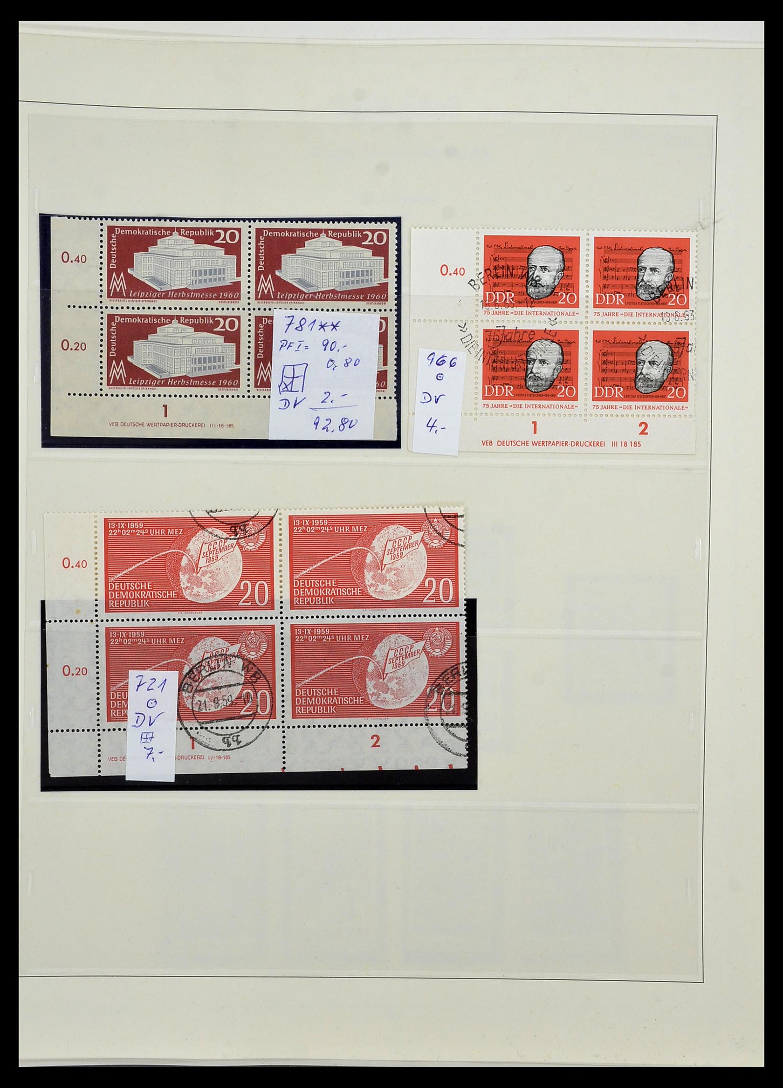 34196 126 - Postzegelverzameling 34196 DDR 1949-1969.
