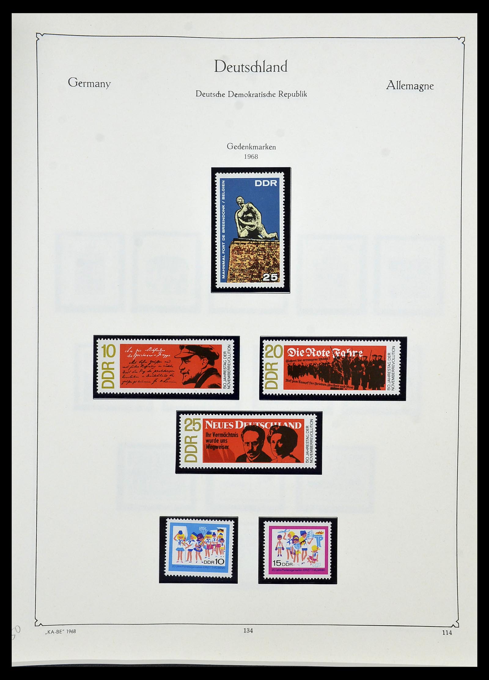 34196 136 - Postzegelverzameling 34196 DDR 1949-1969.