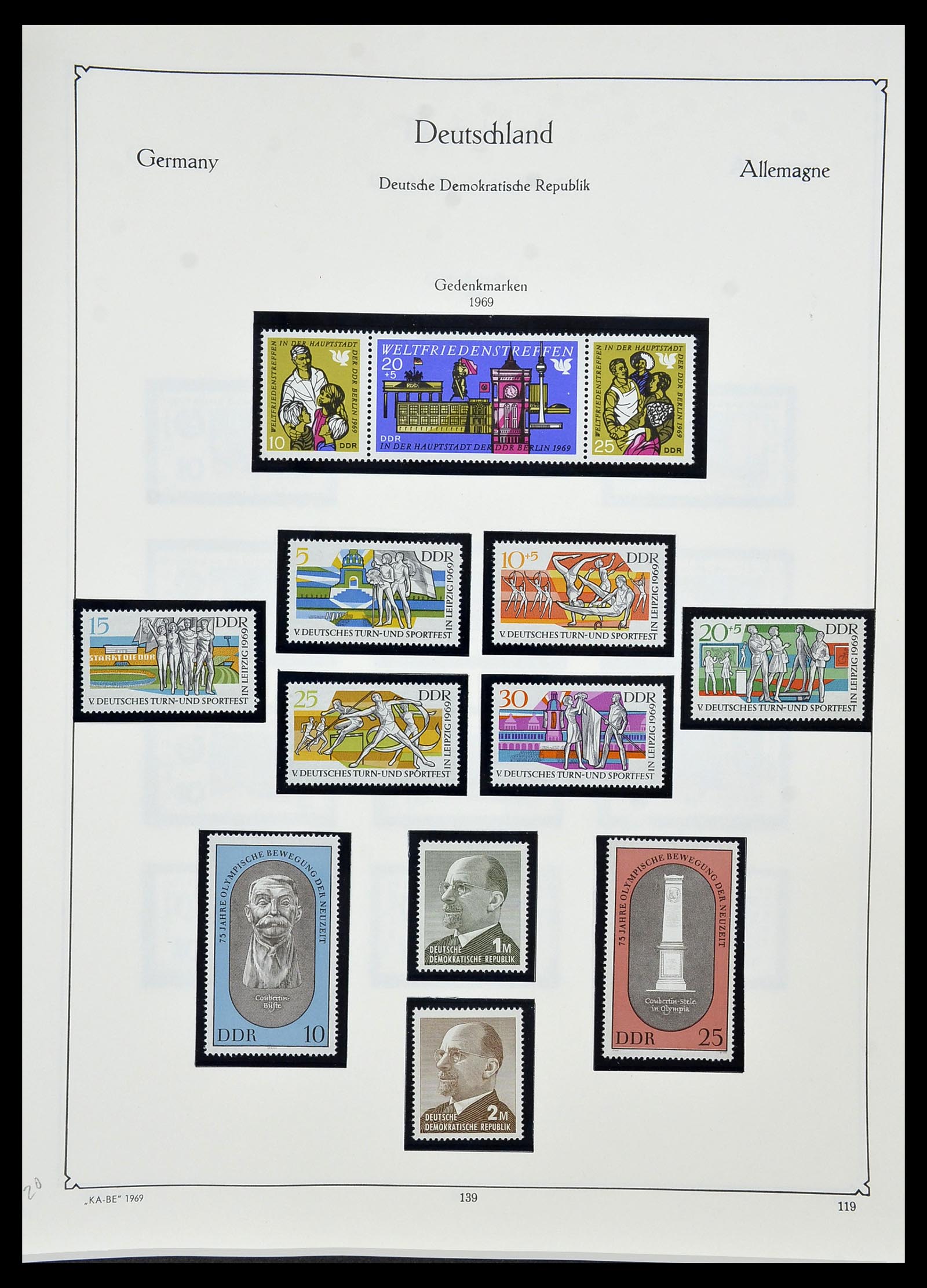 34196 141 - Postzegelverzameling 34196 DDR 1949-1969.