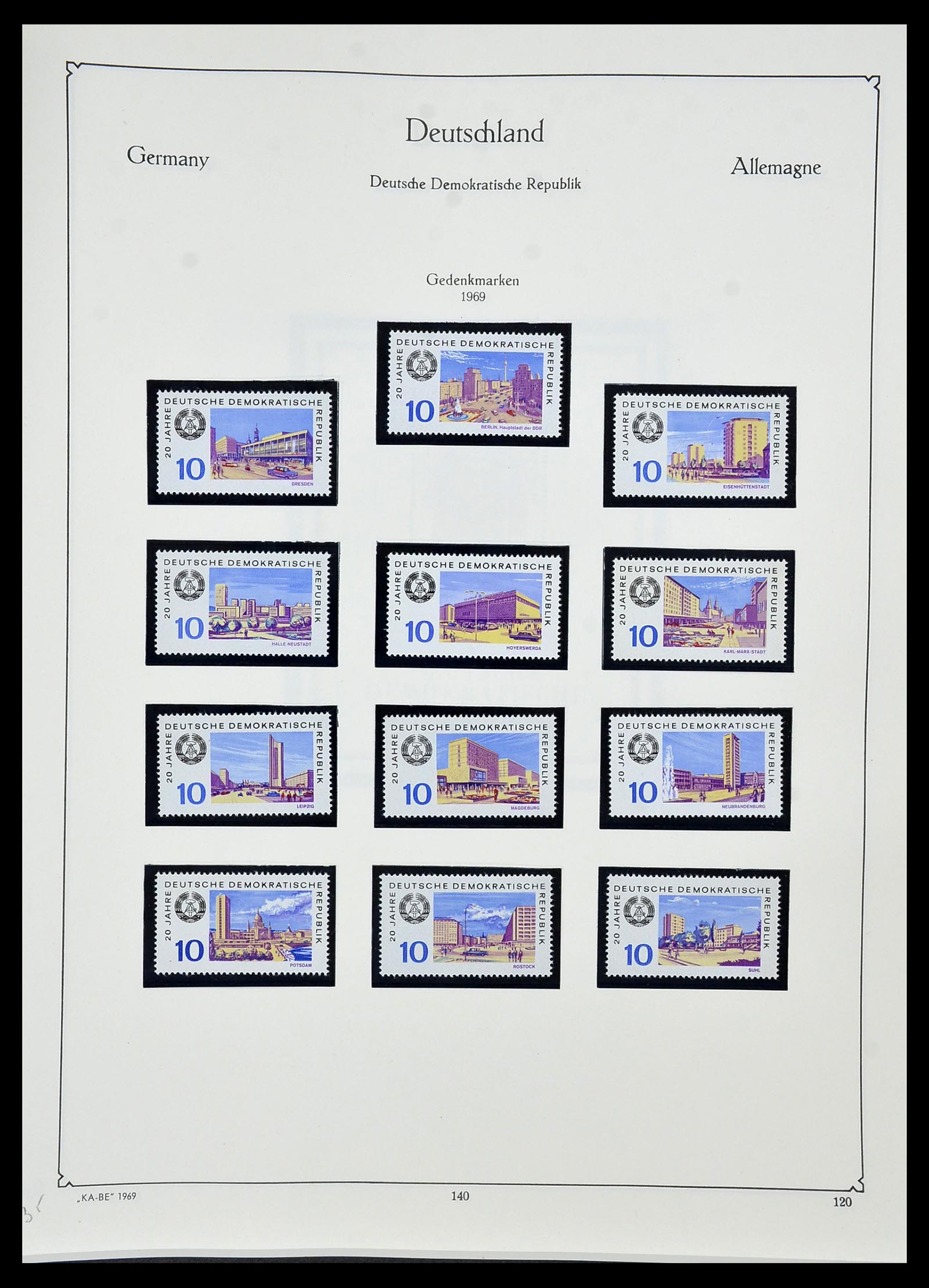34196 142 - Postzegelverzameling 34196 DDR 1949-1969.