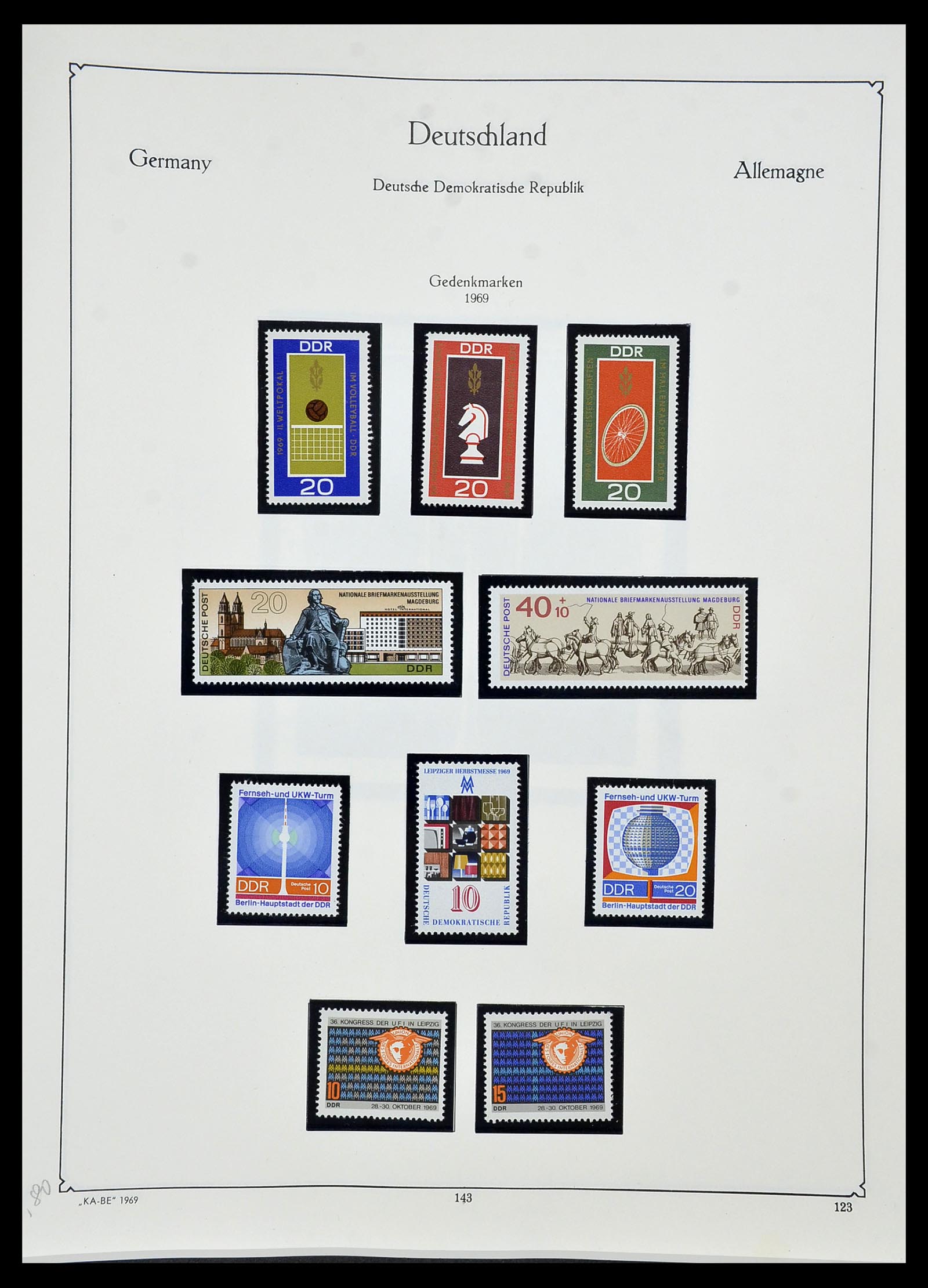 34196 145 - Postzegelverzameling 34196 DDR 1949-1969.