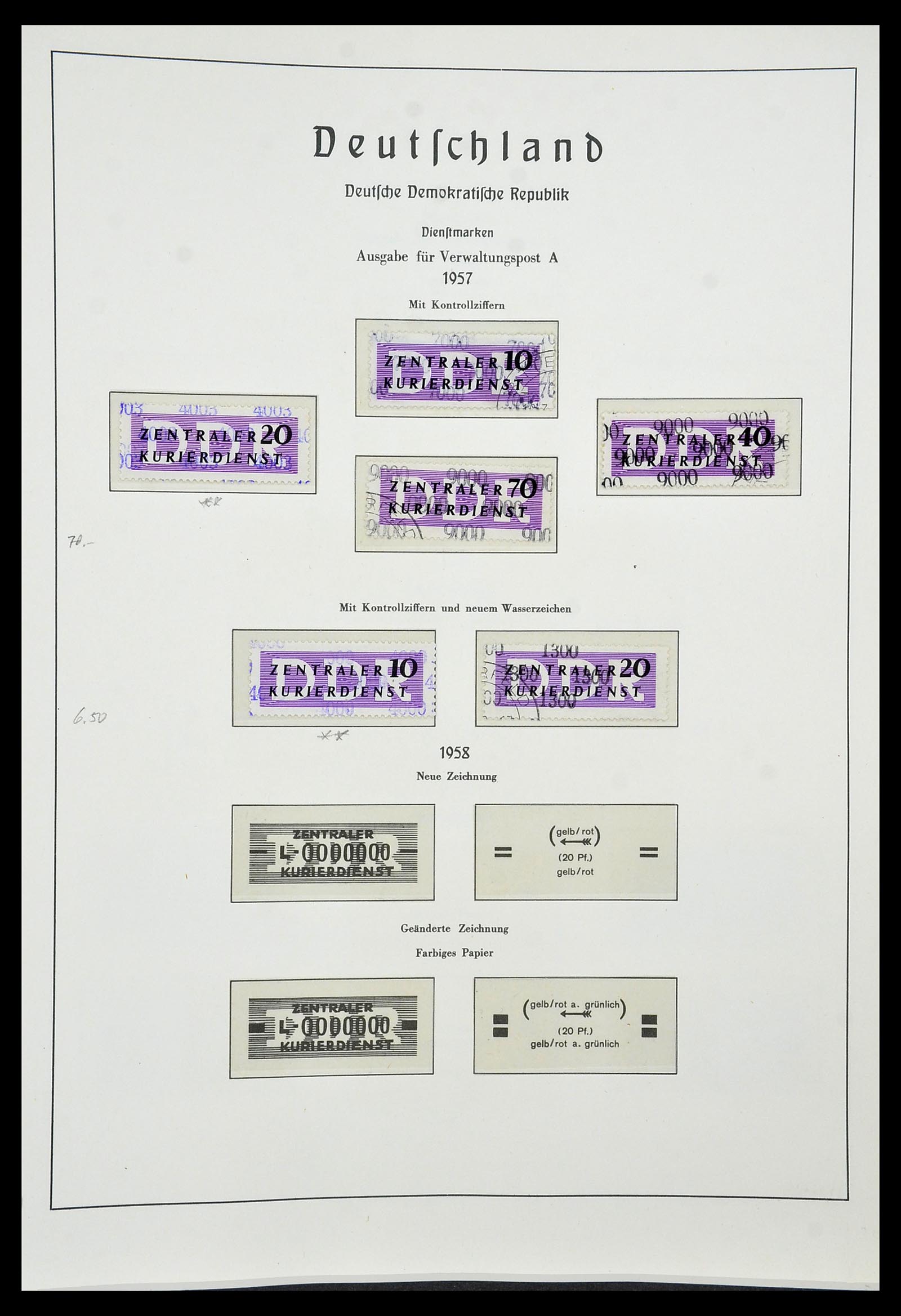 34196 155 - Postzegelverzameling 34196 DDR 1949-1969.