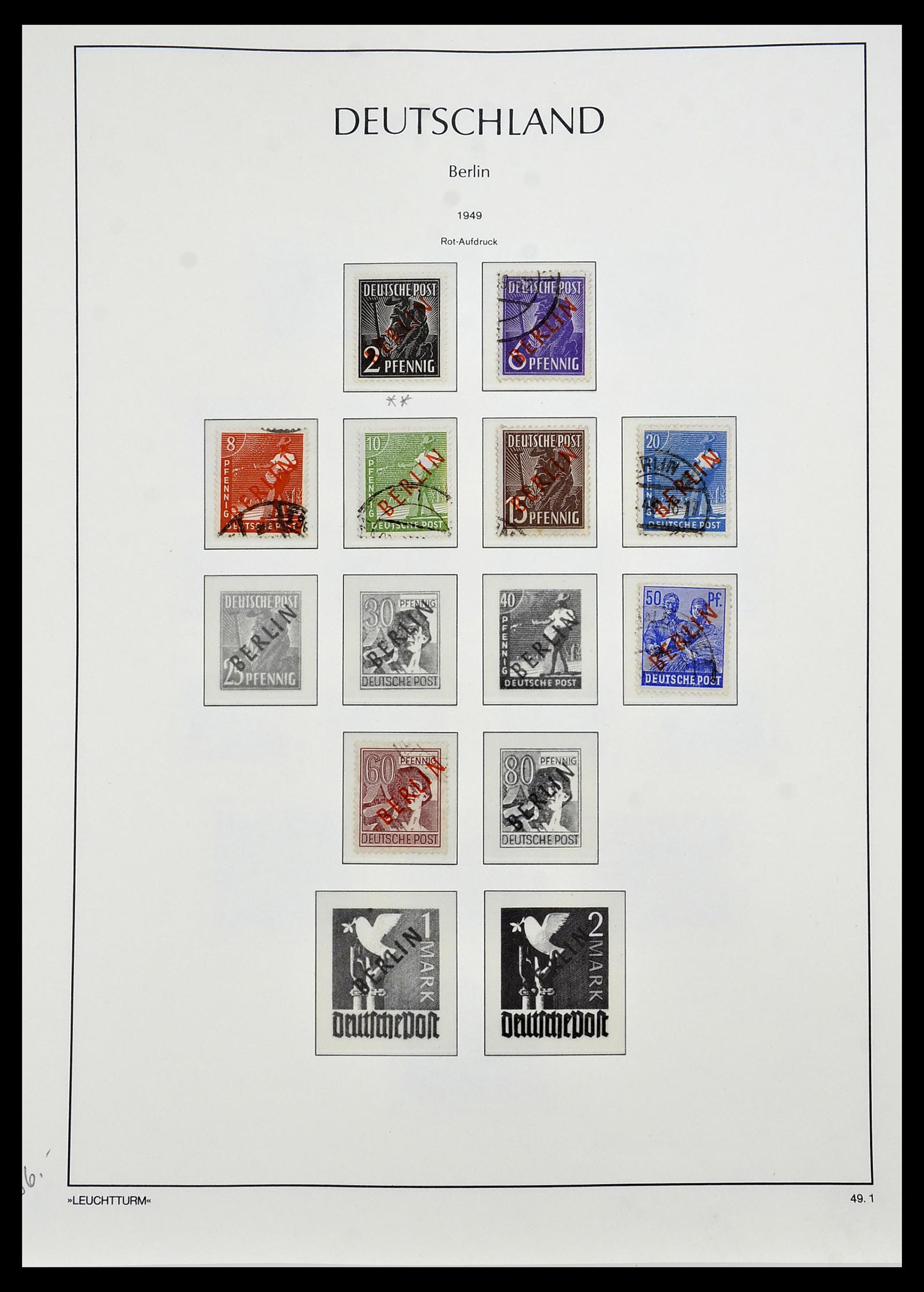 34197 002 - Postzegelverzameling 34197 Berlijn 1948-1990.