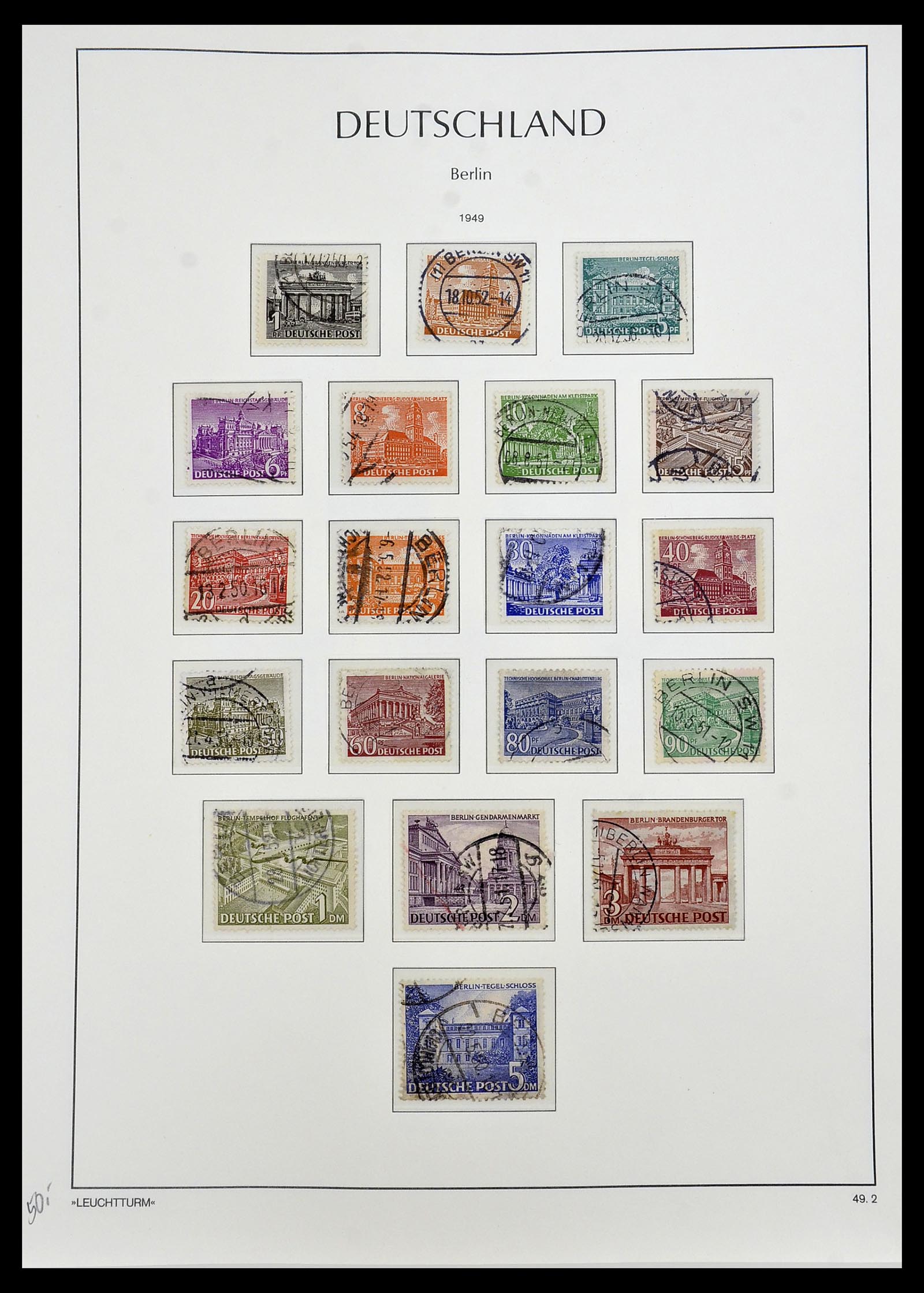34197 003 - Stamp collection 34197 Berlin 1948-1990.