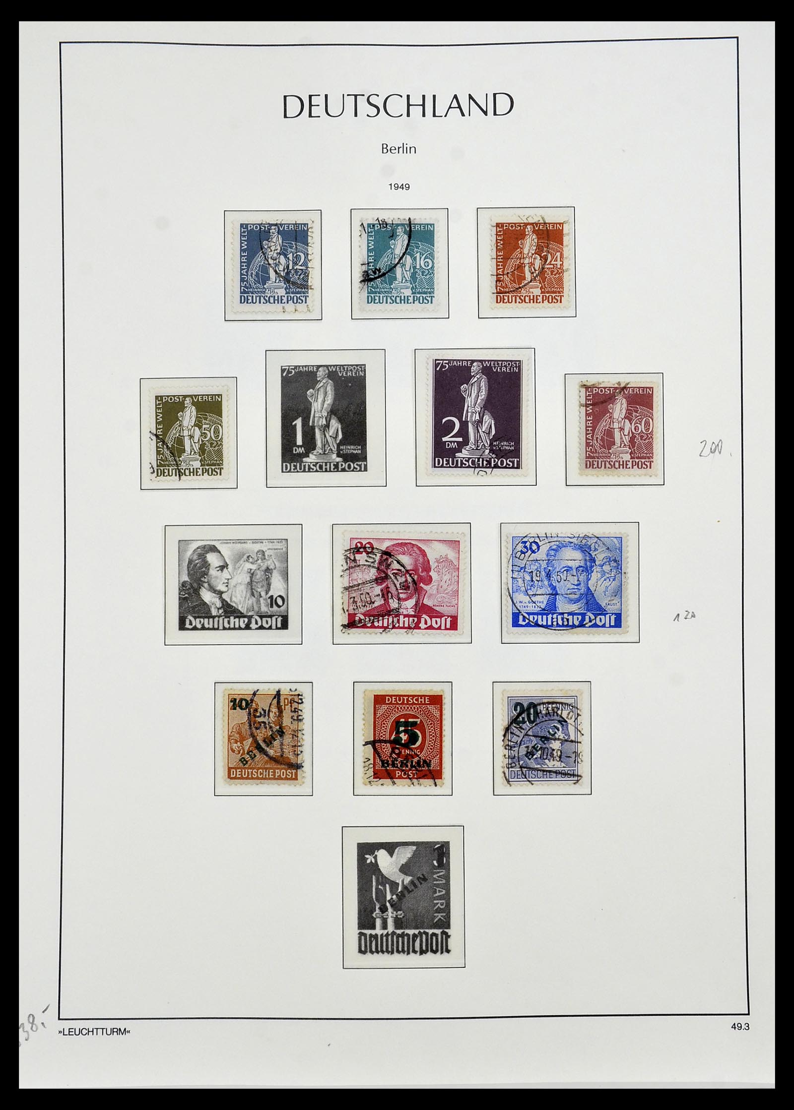 34197 004 - Stamp collection 34197 Berlin 1948-1990.