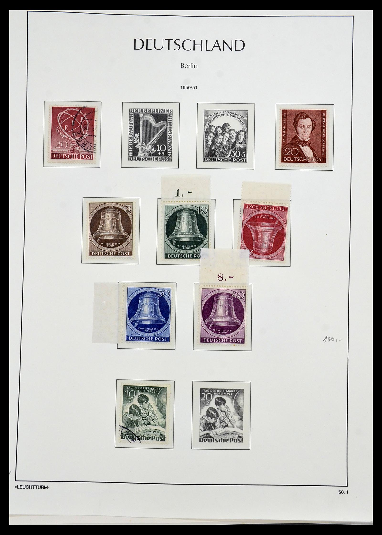 34197 005 - Postzegelverzameling 34197 Berlijn 1948-1990.