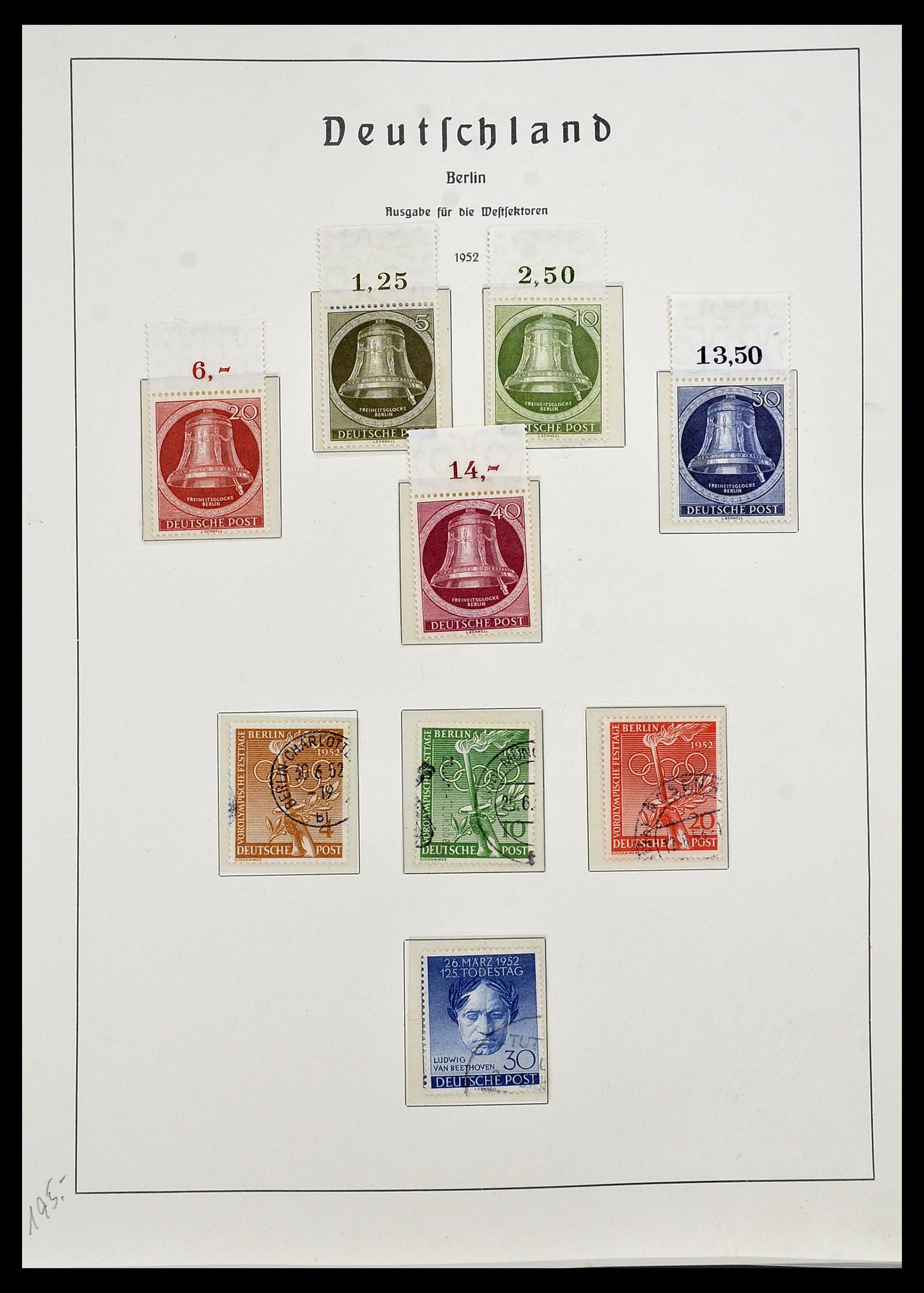 34197 006 - Postzegelverzameling 34197 Berlijn 1948-1990.