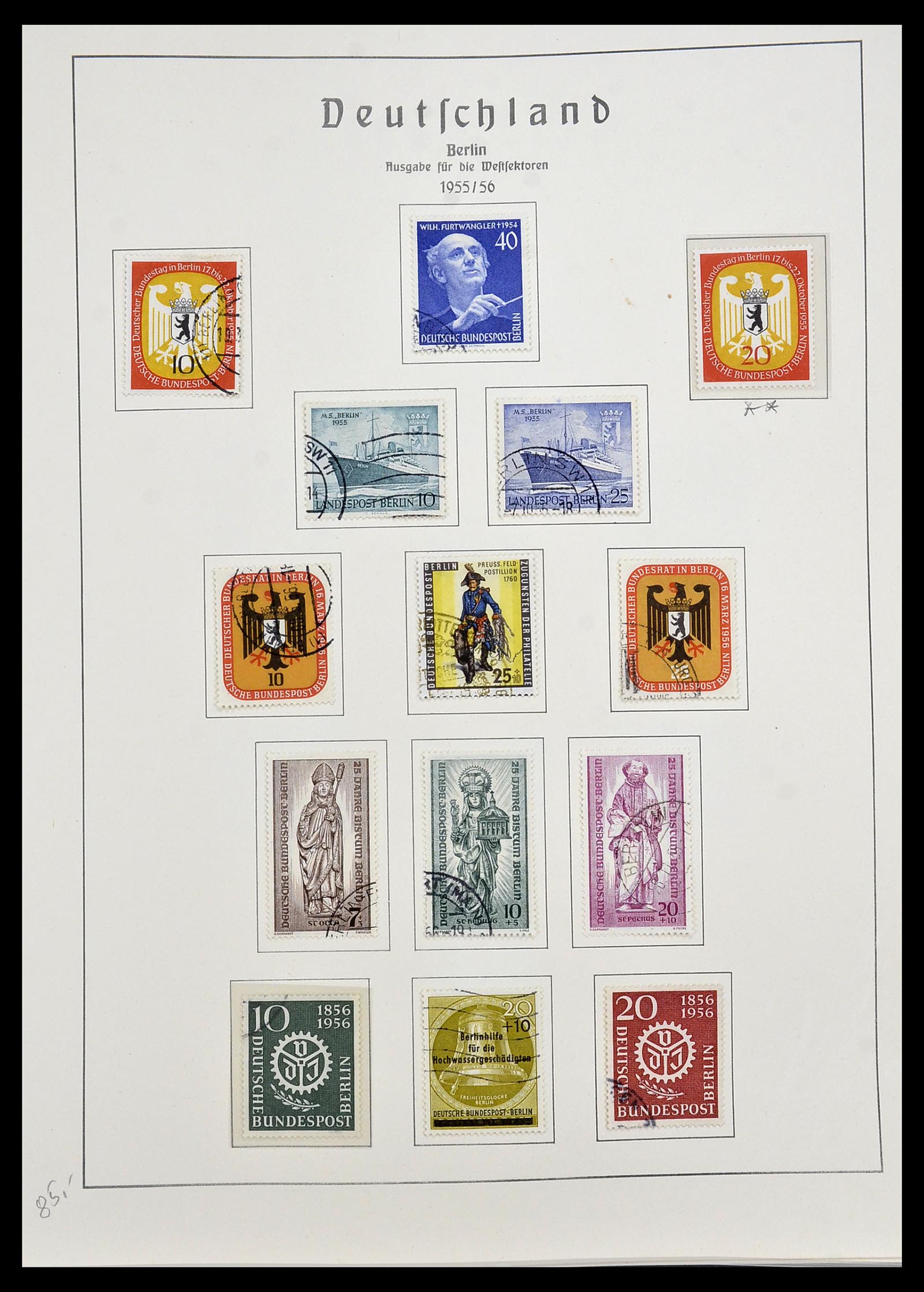 34197 009 - Postzegelverzameling 34197 Berlijn 1948-1990.