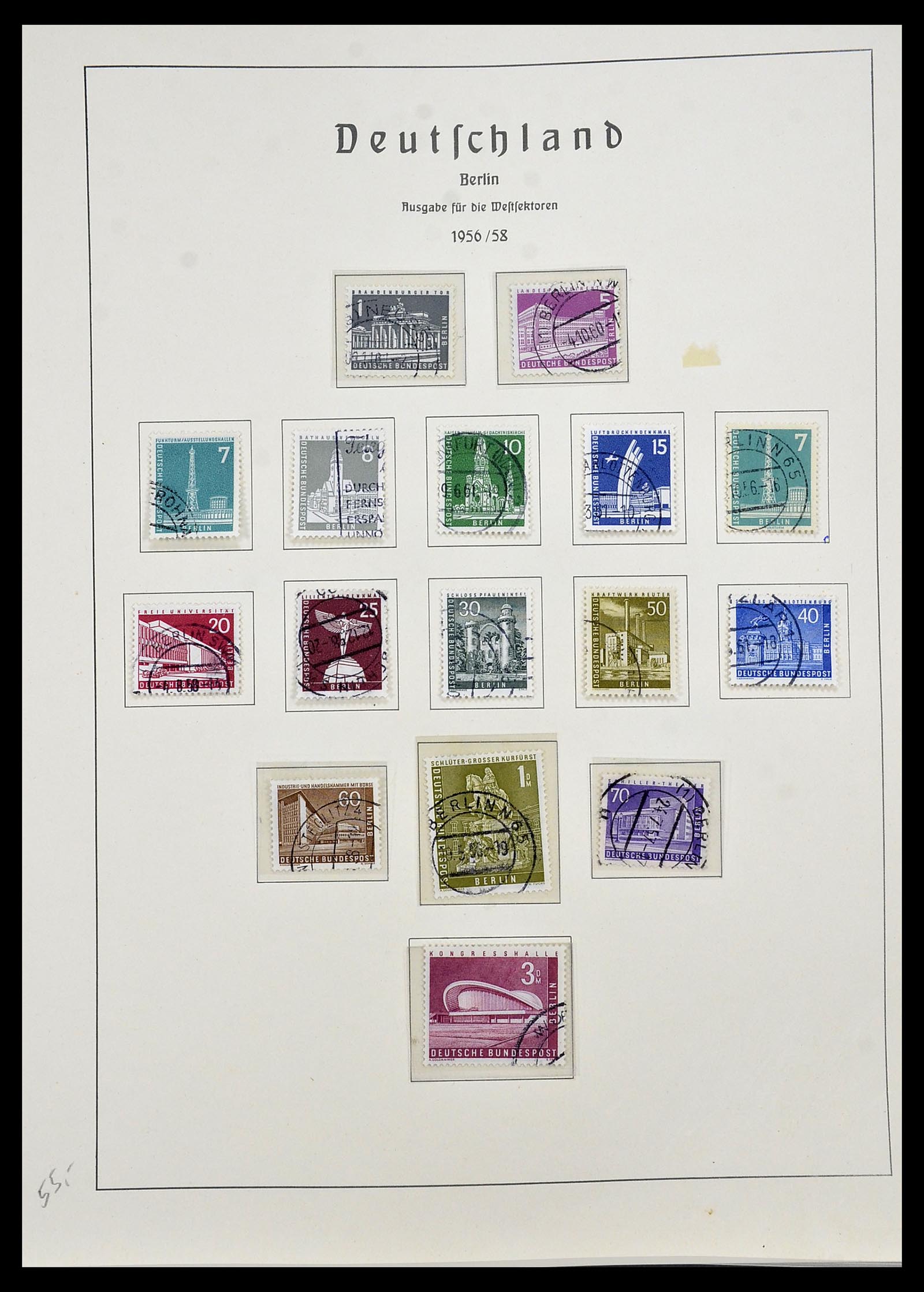 34197 011 - Postzegelverzameling 34197 Berlijn 1948-1990.