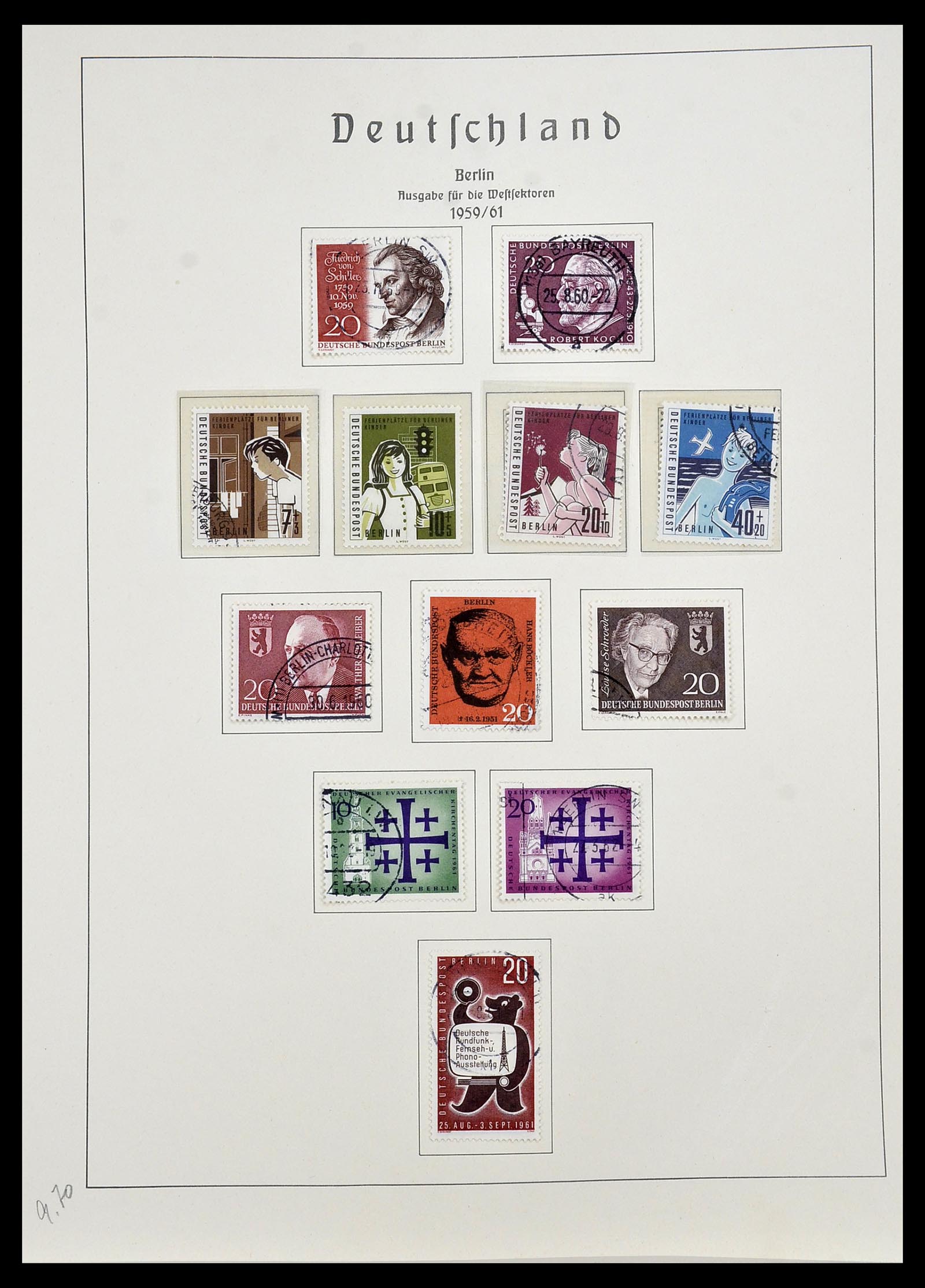 34197 017 - Postzegelverzameling 34197 Berlijn 1948-1990.