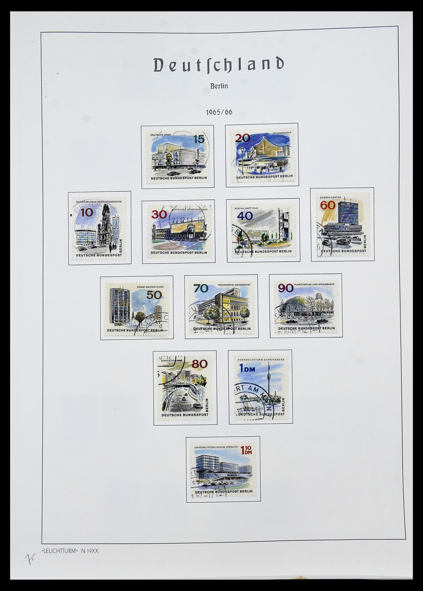 34197 024 - Postzegelverzameling 34197 Berlijn 1948-1990.