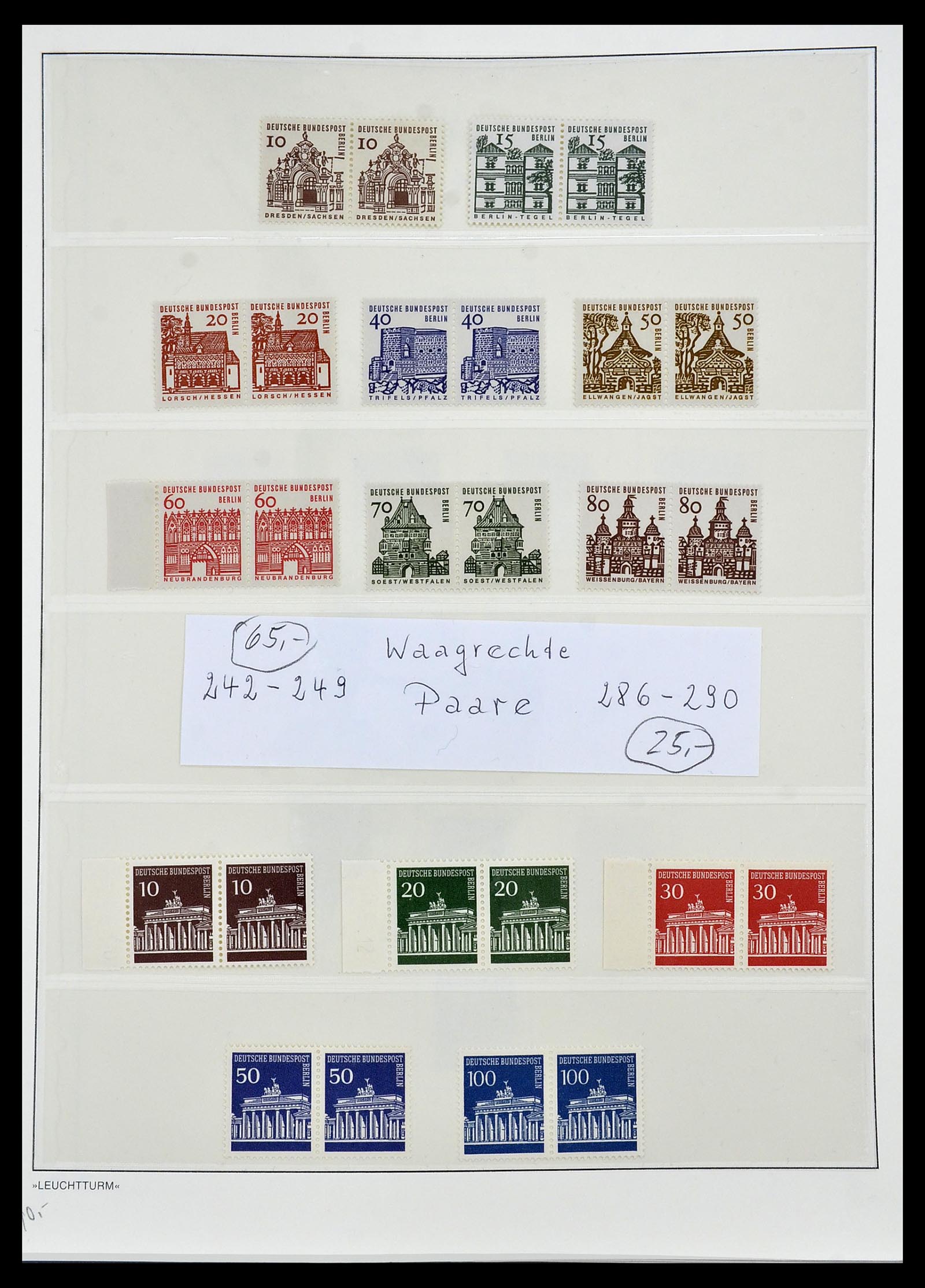 34197 025 - Stamp collection 34197 Berlin 1948-1990.