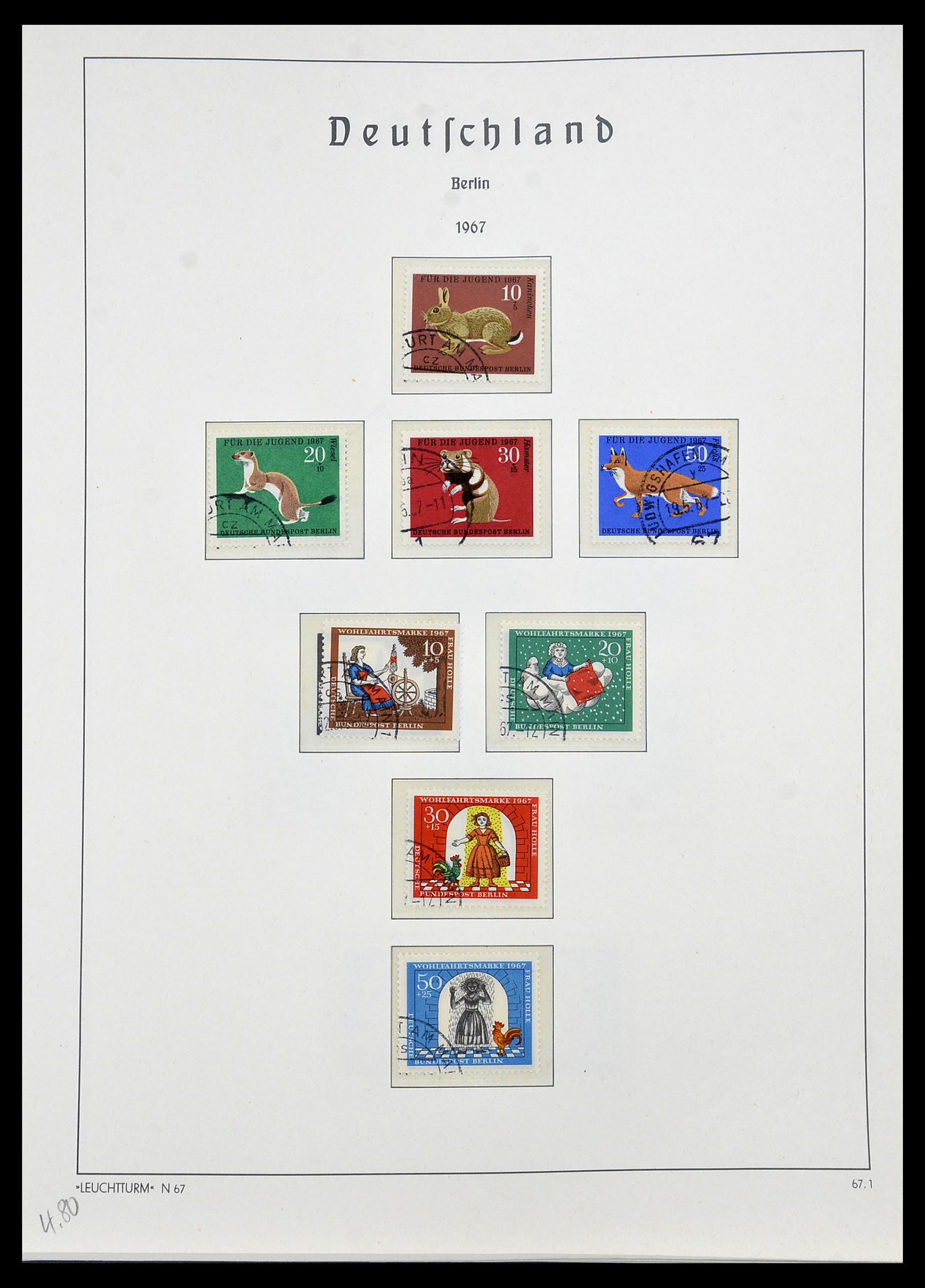 34197 029 - Postzegelverzameling 34197 Berlijn 1948-1990.