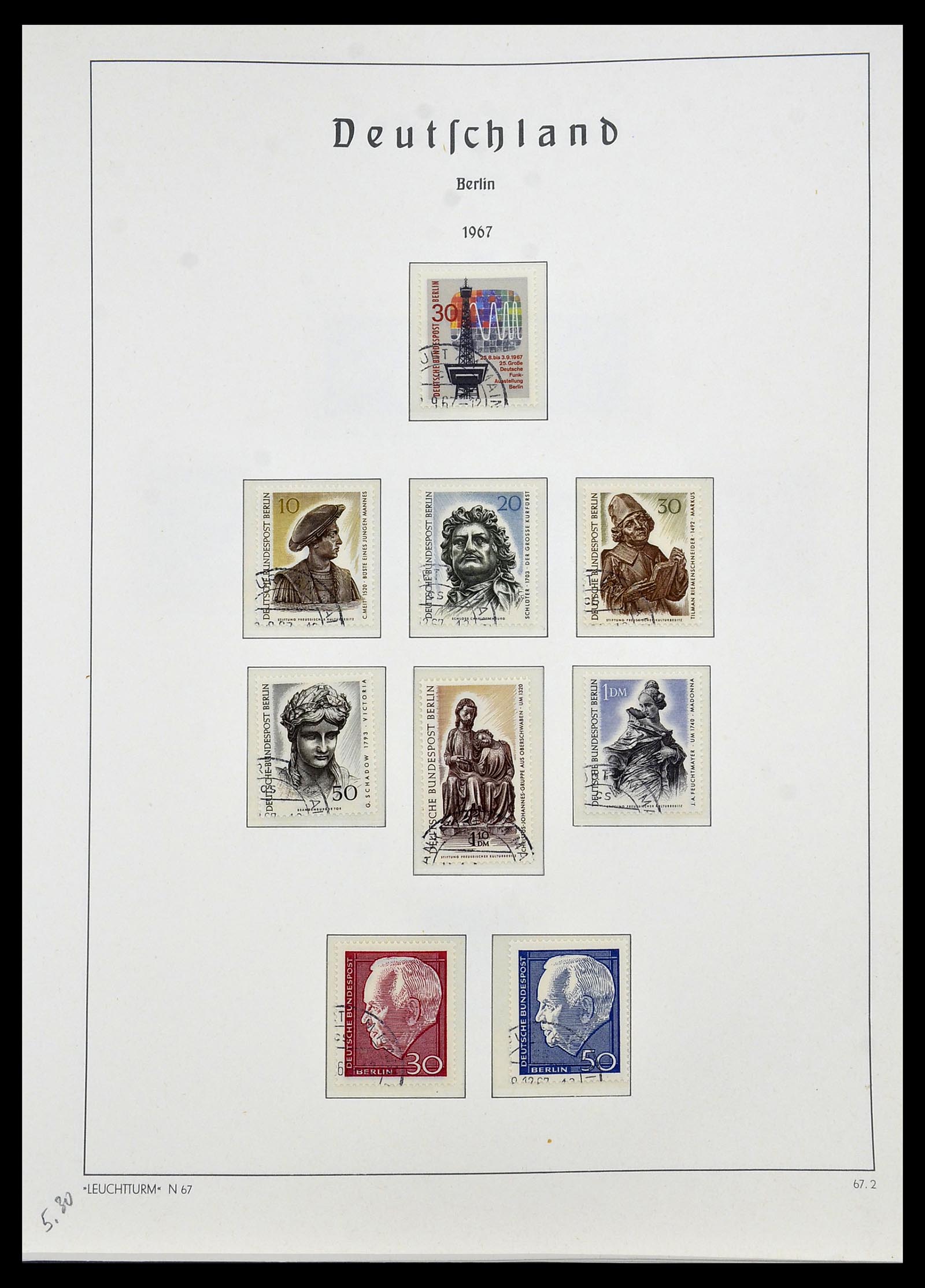 34197 030 - Postzegelverzameling 34197 Berlijn 1948-1990.