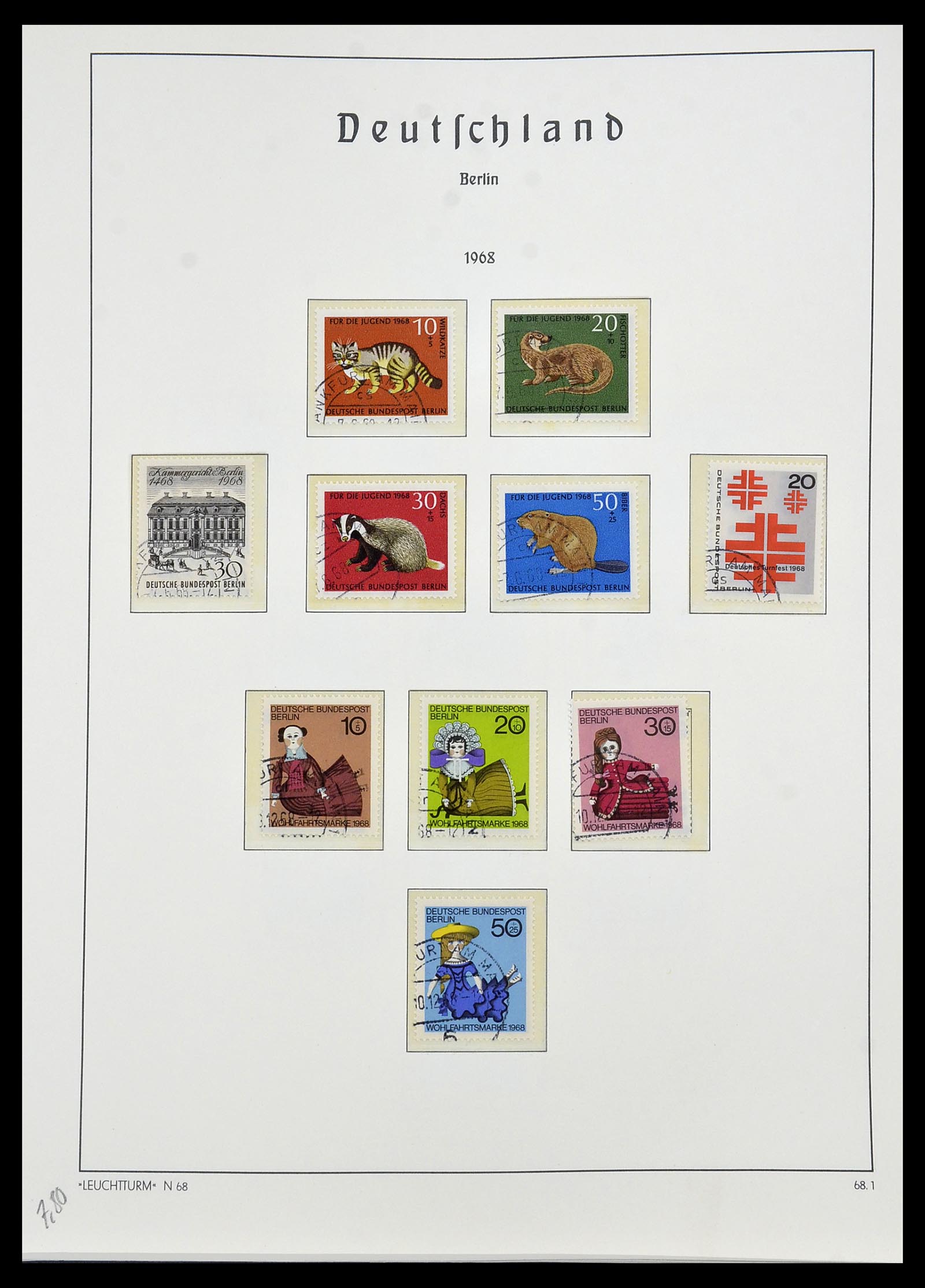 34197 031 - Postzegelverzameling 34197 Berlijn 1948-1990.