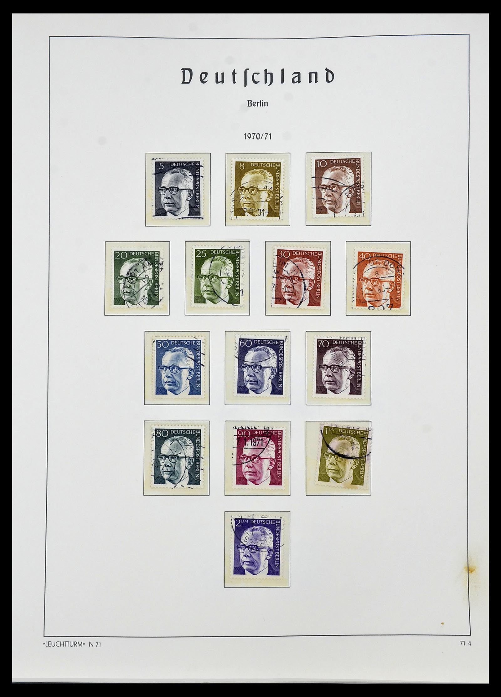 34197 039 - Postzegelverzameling 34197 Berlijn 1948-1990.
