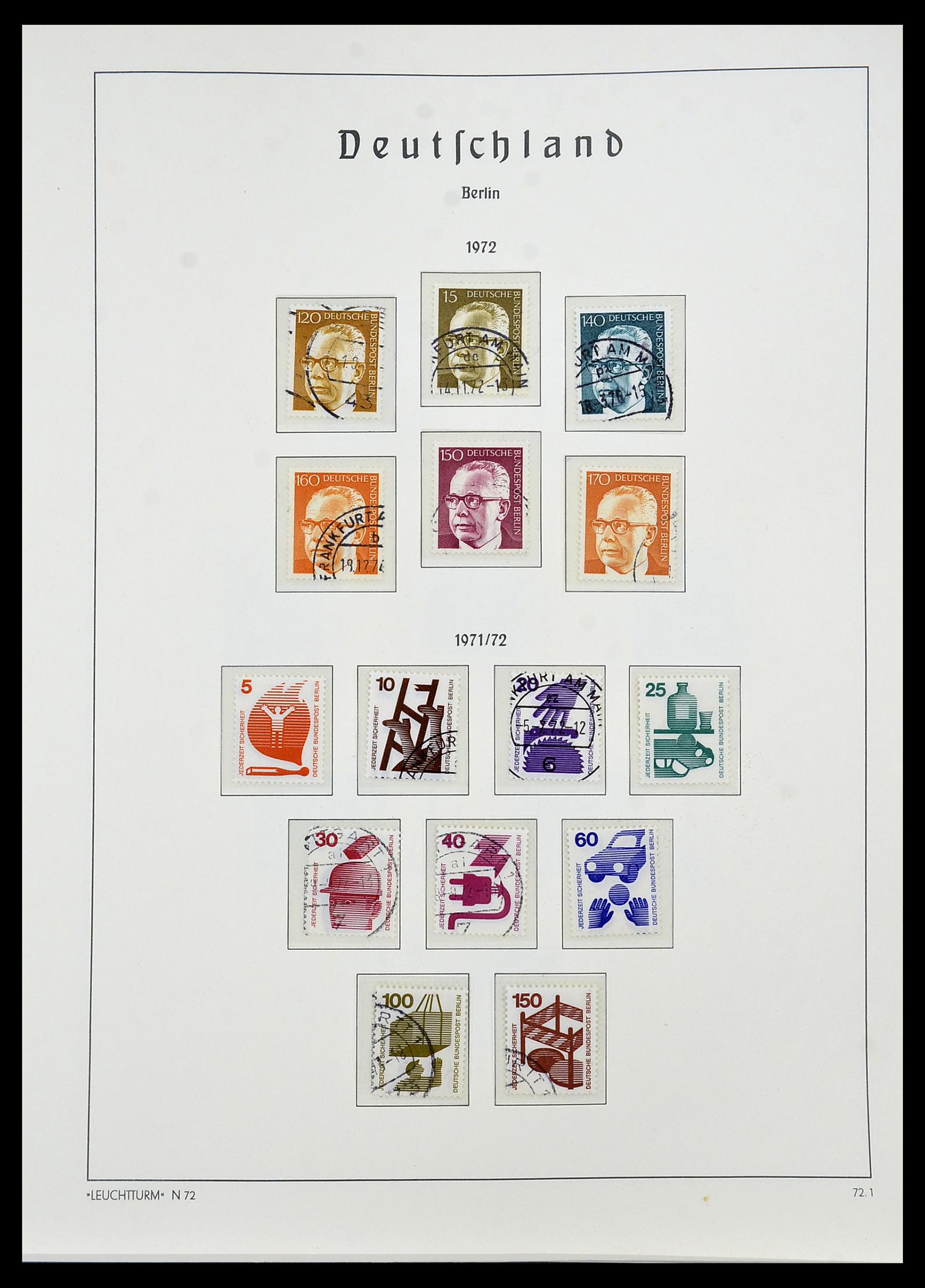 34197 040 - Postzegelverzameling 34197 Berlijn 1948-1990.