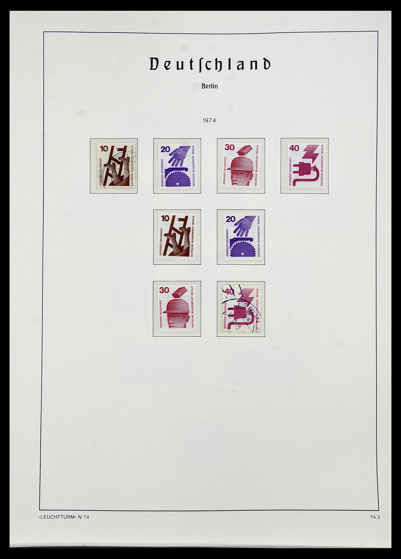 34197 049 - Postzegelverzameling 34197 Berlijn 1948-1990.