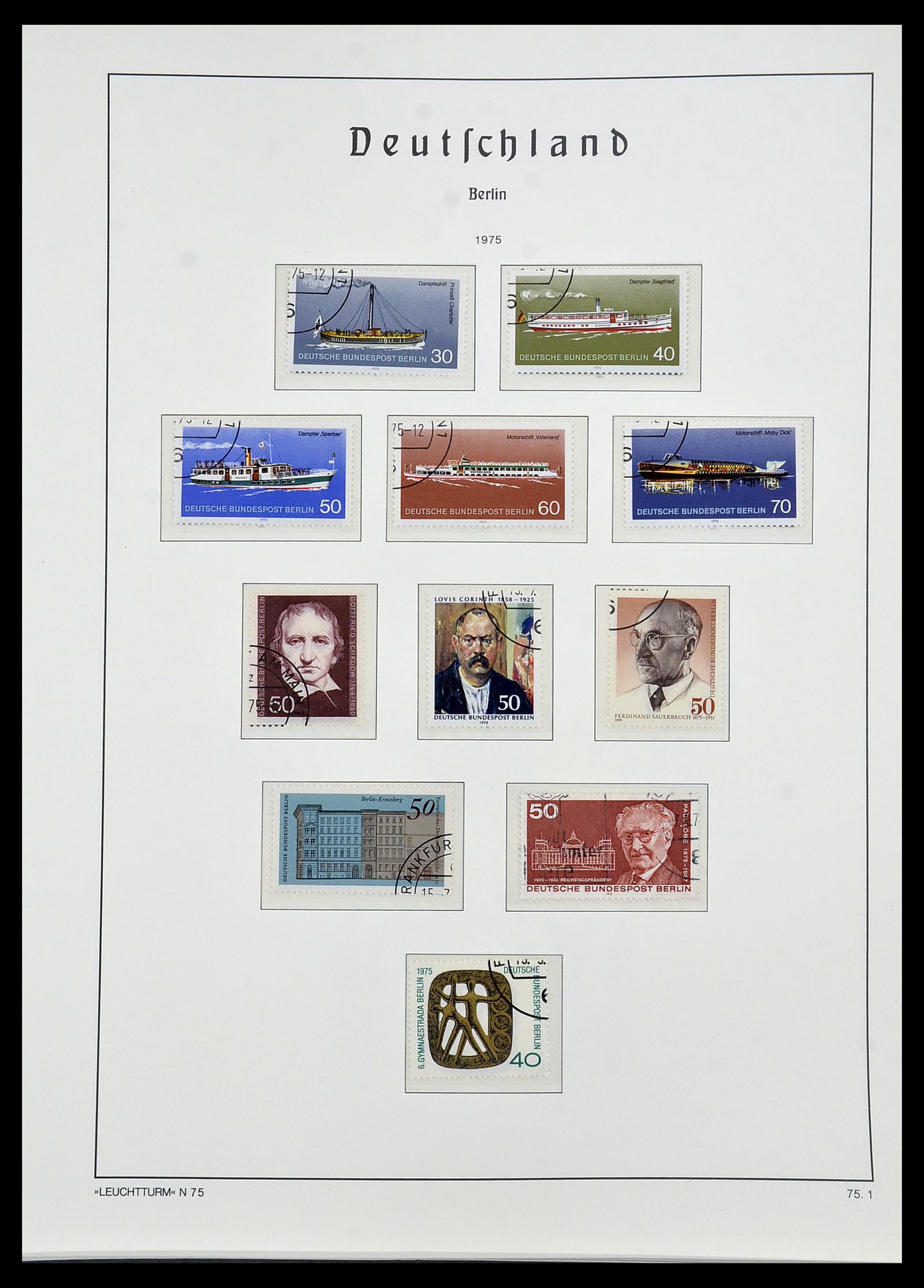 34197 050 - Stamp collection 34197 Berlin 1948-1990.