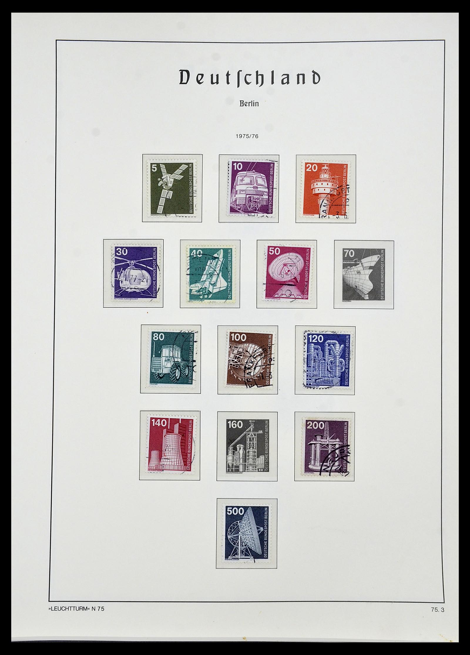 34197 052 - Postzegelverzameling 34197 Berlijn 1948-1990.