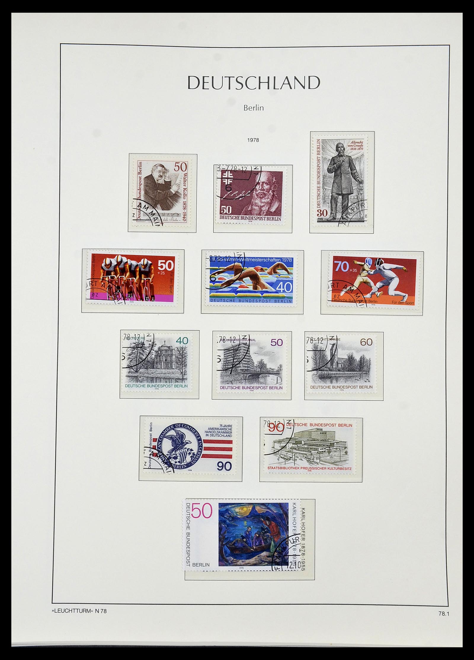 34197 060 - Postzegelverzameling 34197 Berlijn 1948-1990.
