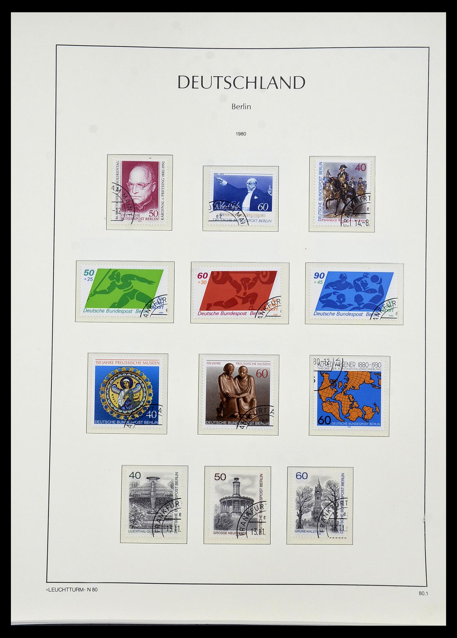 34197 067 - Stamp collection 34197 Berlin 1948-1990.