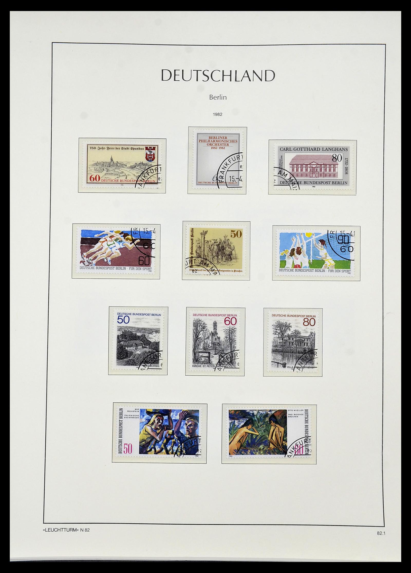 34197 071 - Postzegelverzameling 34197 Berlijn 1948-1990.