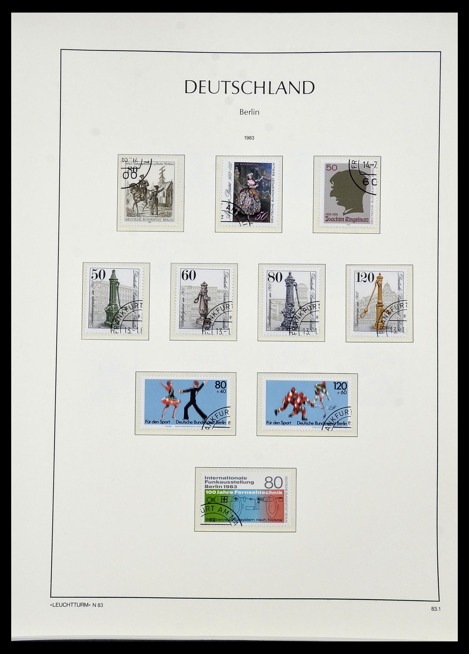 34197 073 - Postzegelverzameling 34197 Berlijn 1948-1990.