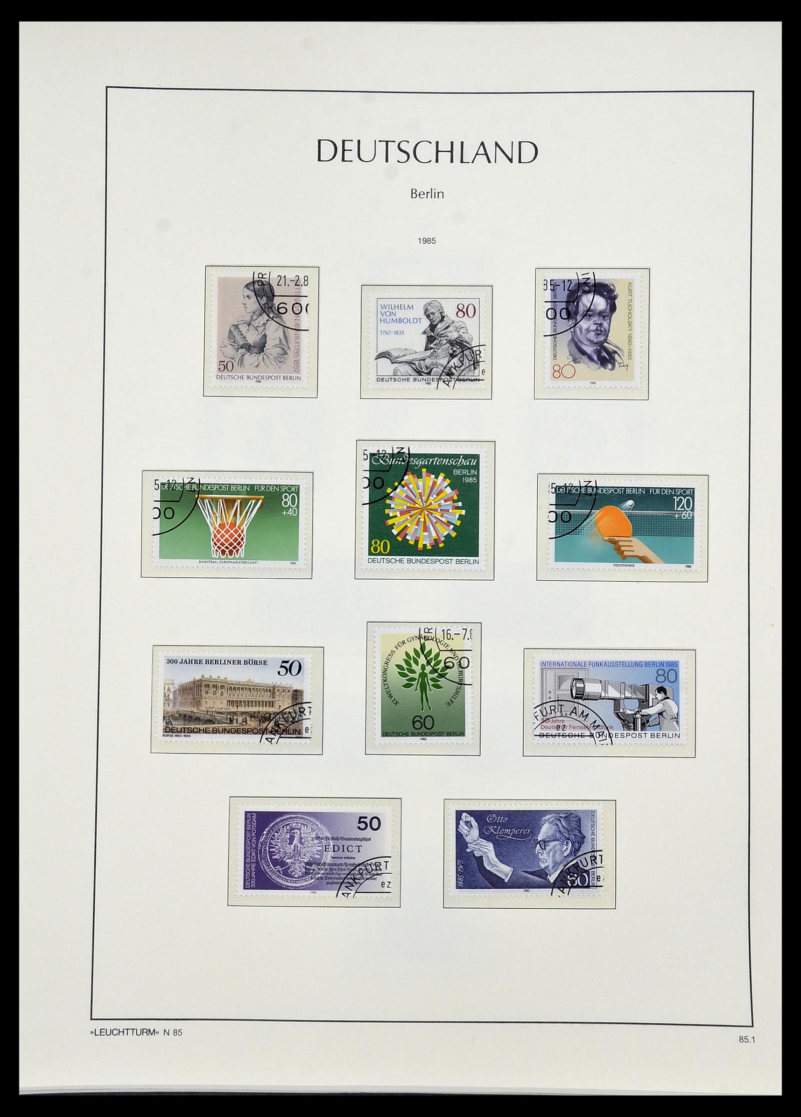 34197 077 - Postzegelverzameling 34197 Berlijn 1948-1990.
