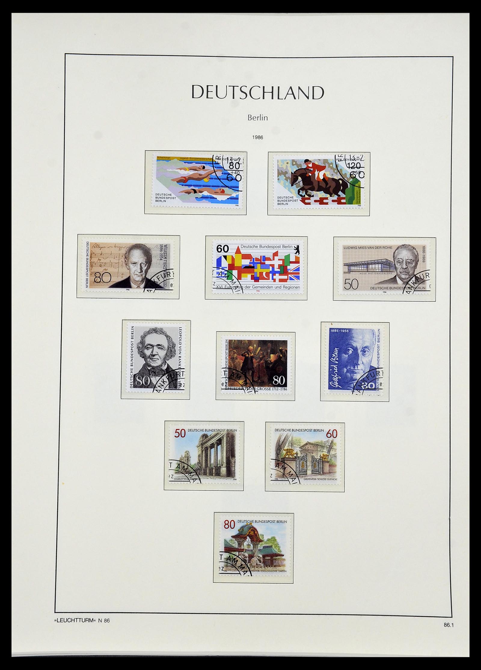 34197 079 - Postzegelverzameling 34197 Berlijn 1948-1990.