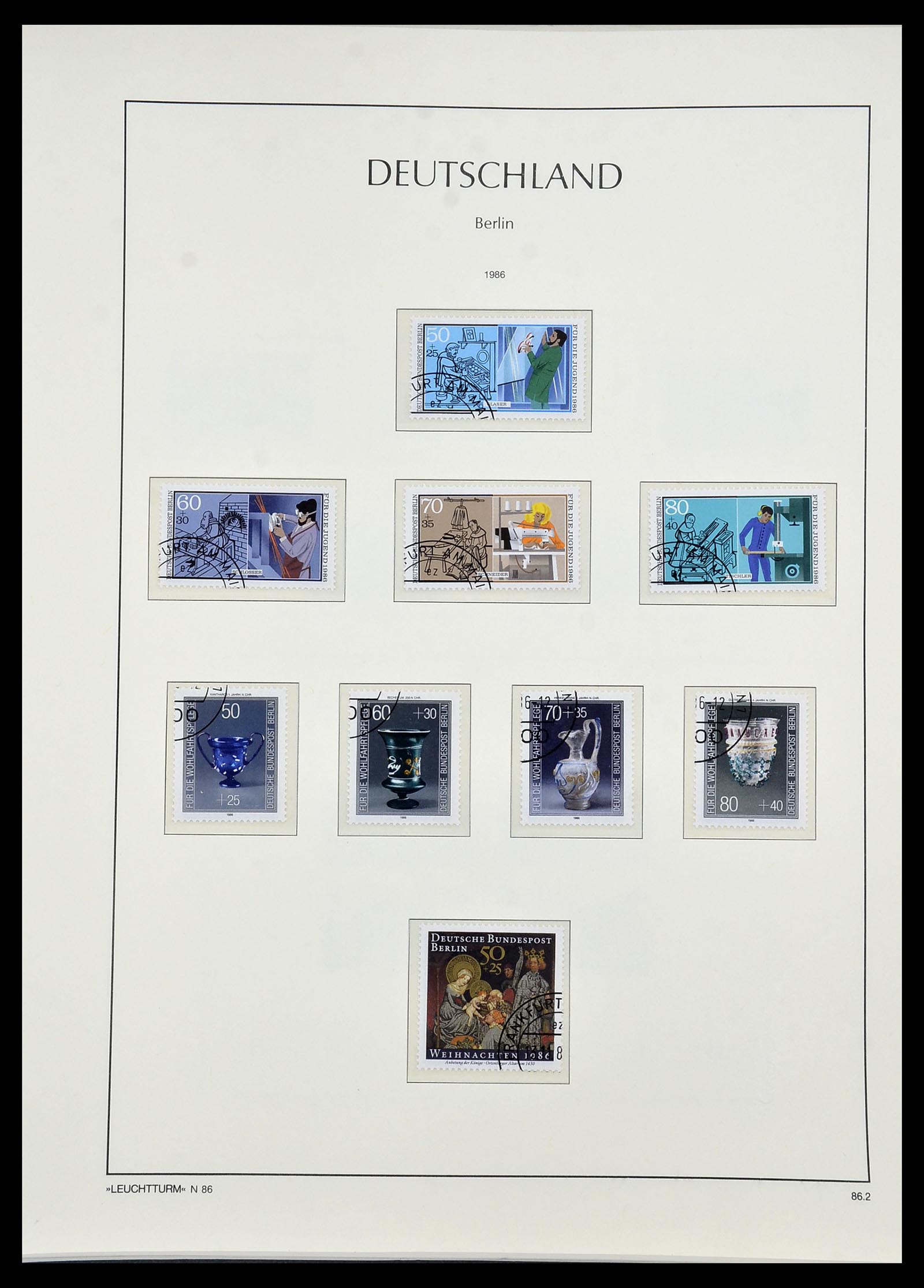 34197 080 - Postzegelverzameling 34197 Berlijn 1948-1990.