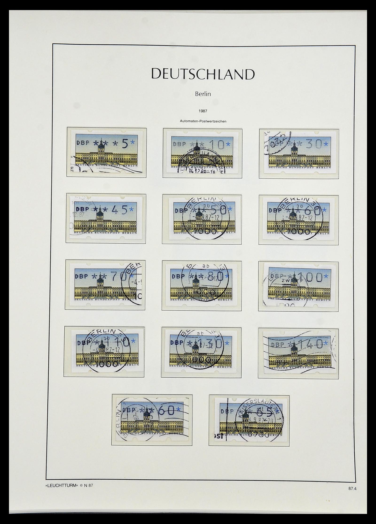 34197 083 - Stamp collection 34197 Berlin 1948-1990.