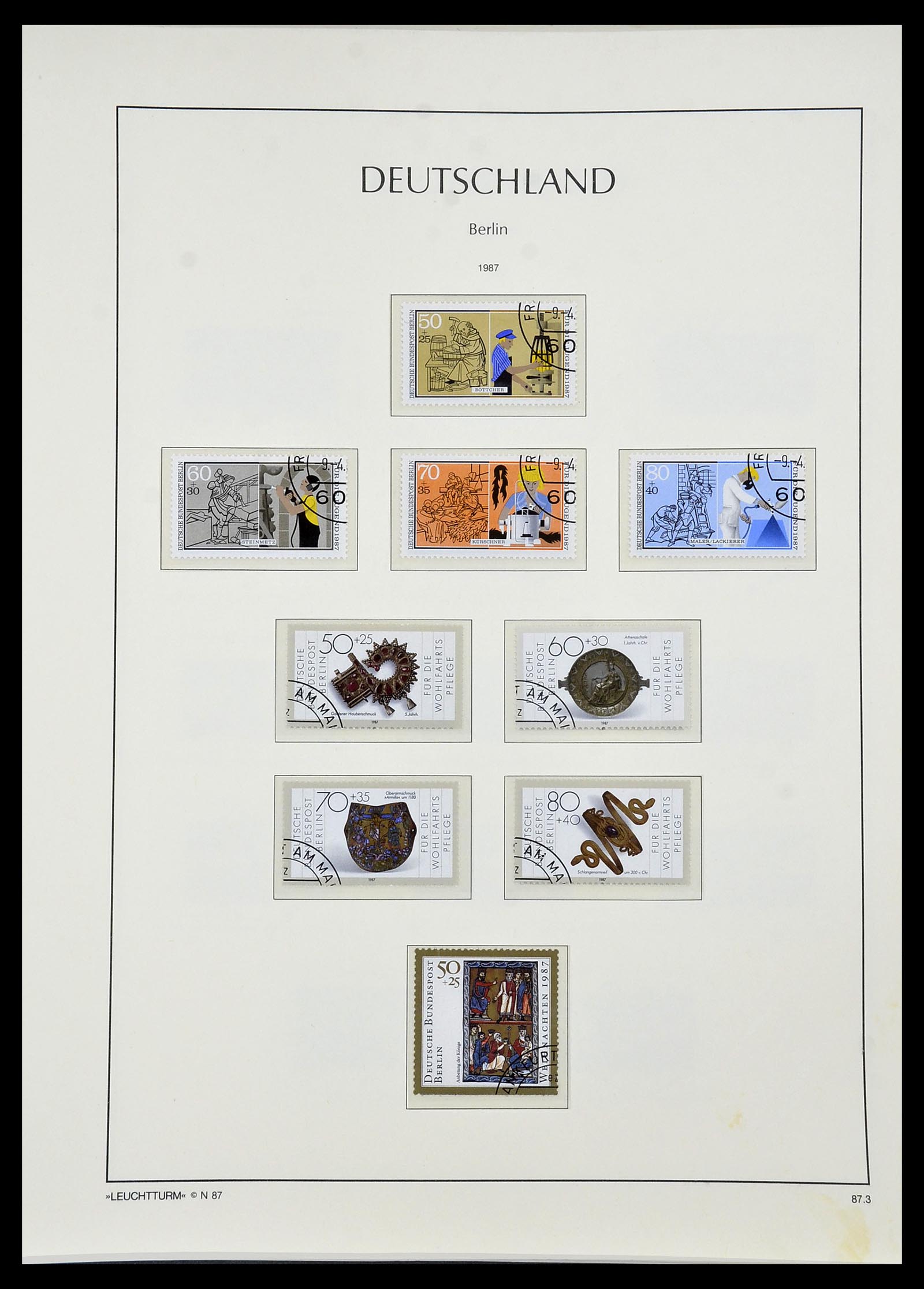 34197 084 - Postzegelverzameling 34197 Berlijn 1948-1990.