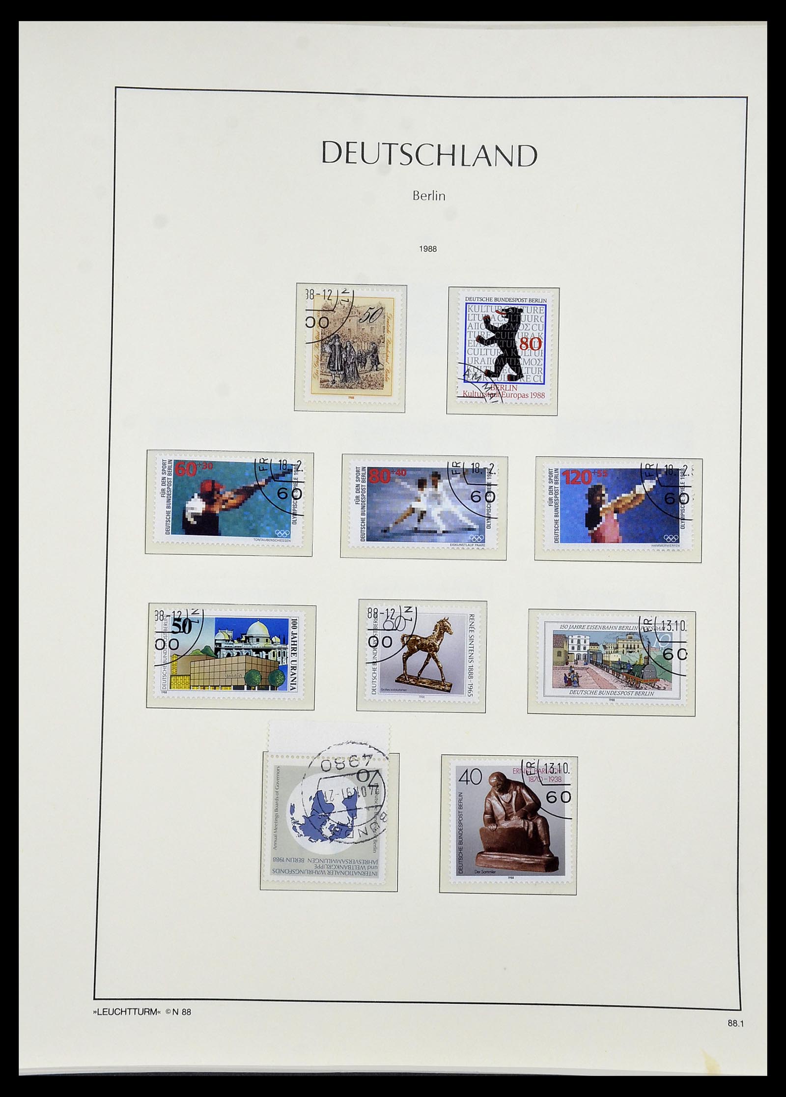 34197 085 - Postzegelverzameling 34197 Berlijn 1948-1990.