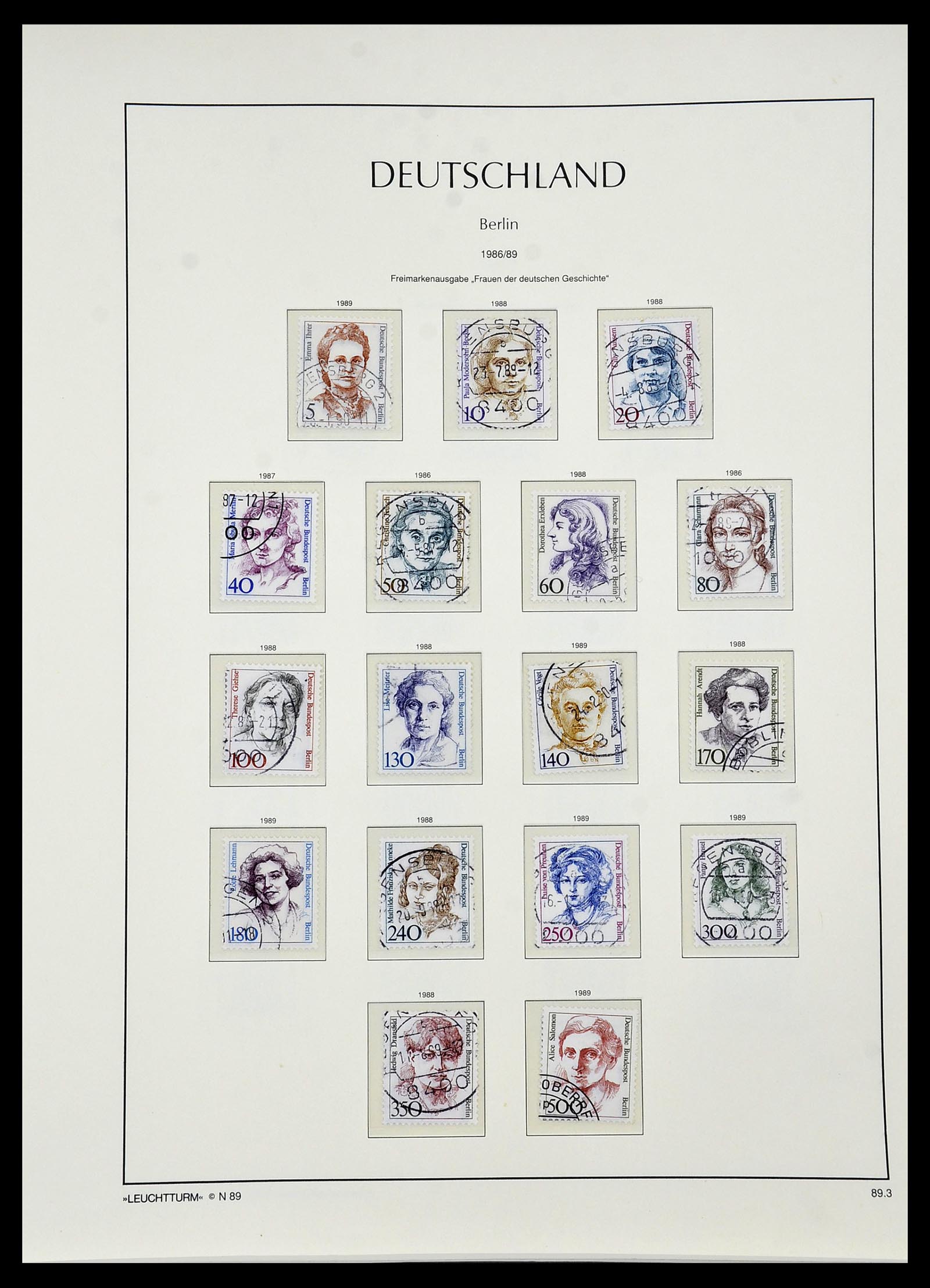 34197 089 - Postzegelverzameling 34197 Berlijn 1948-1990.